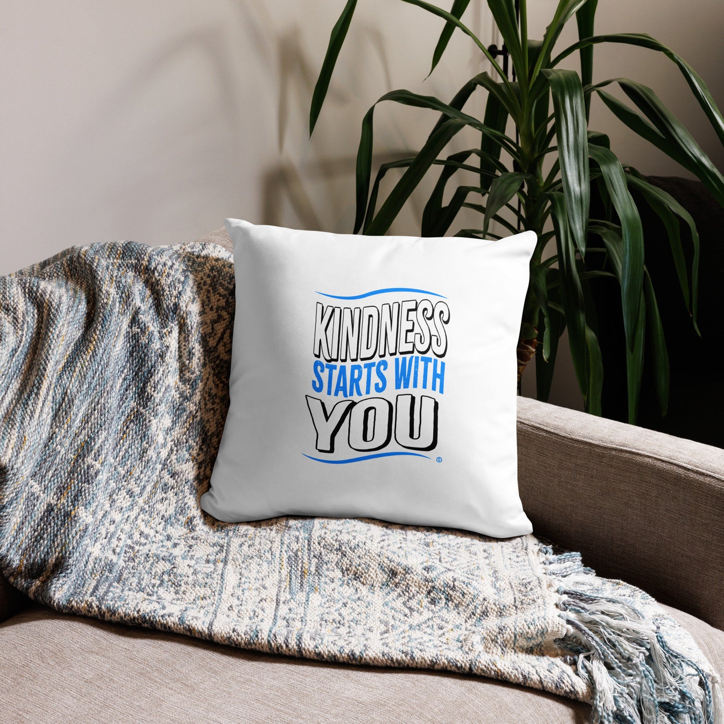Kindness Starts with You Basic Pillows