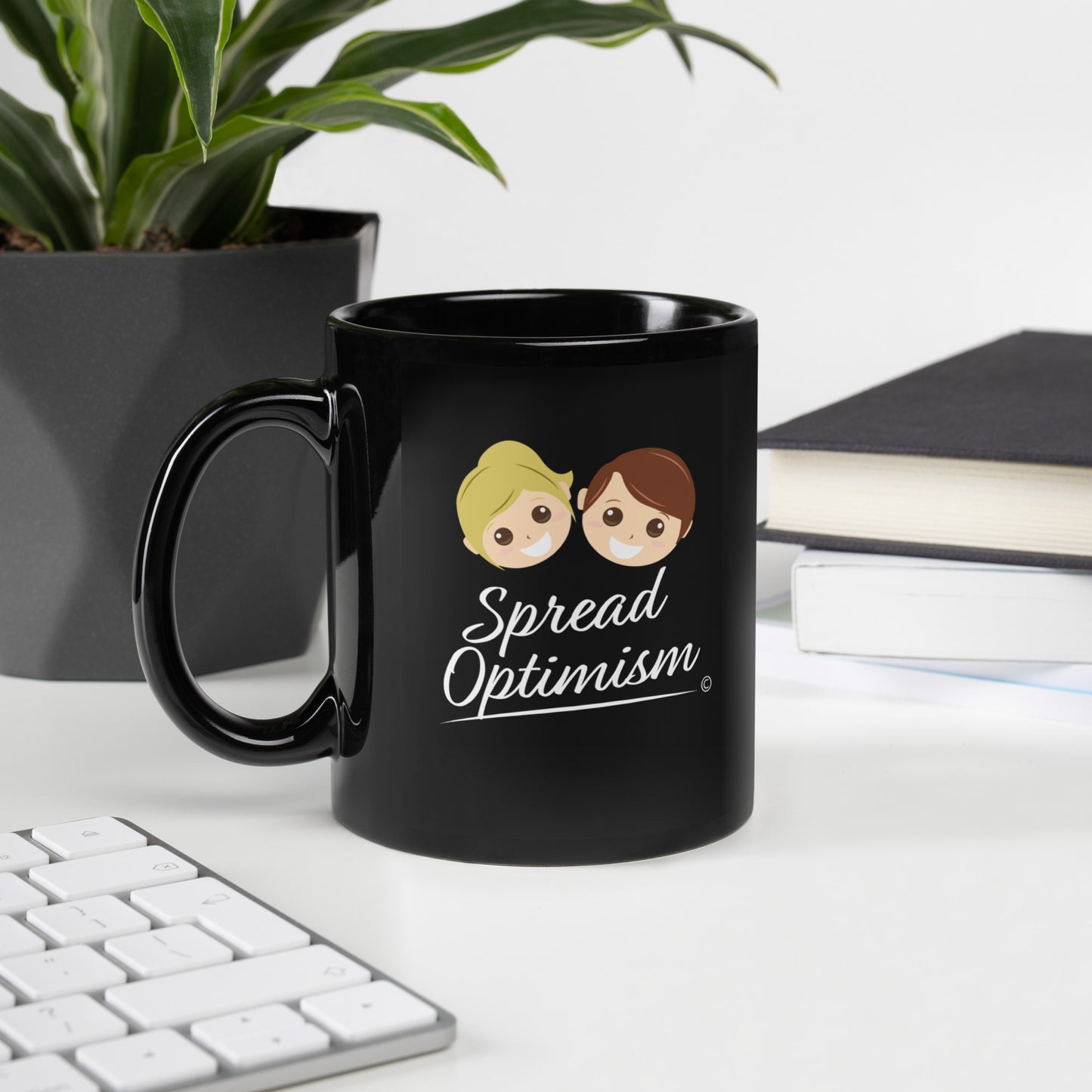 Black ceramic Mug-11 oz
