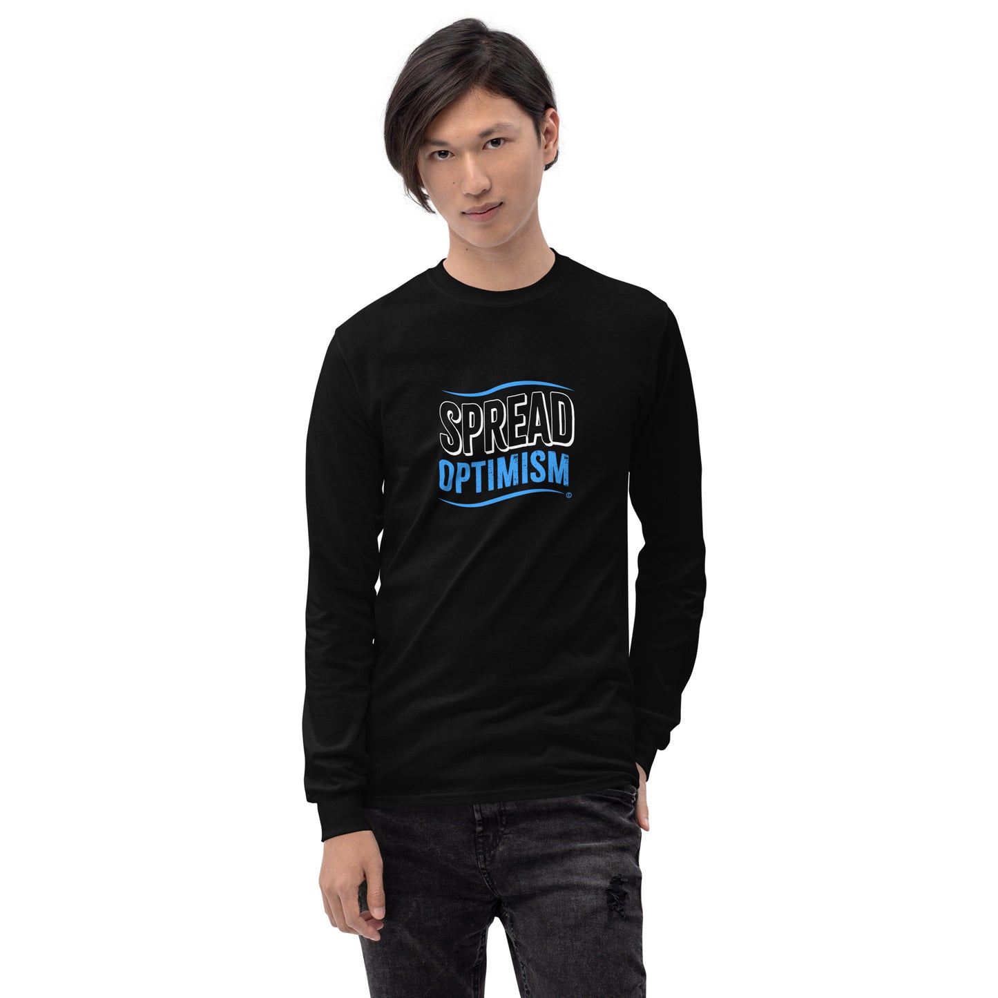 Spread Optimism Unisex Long Sleeve Shirts