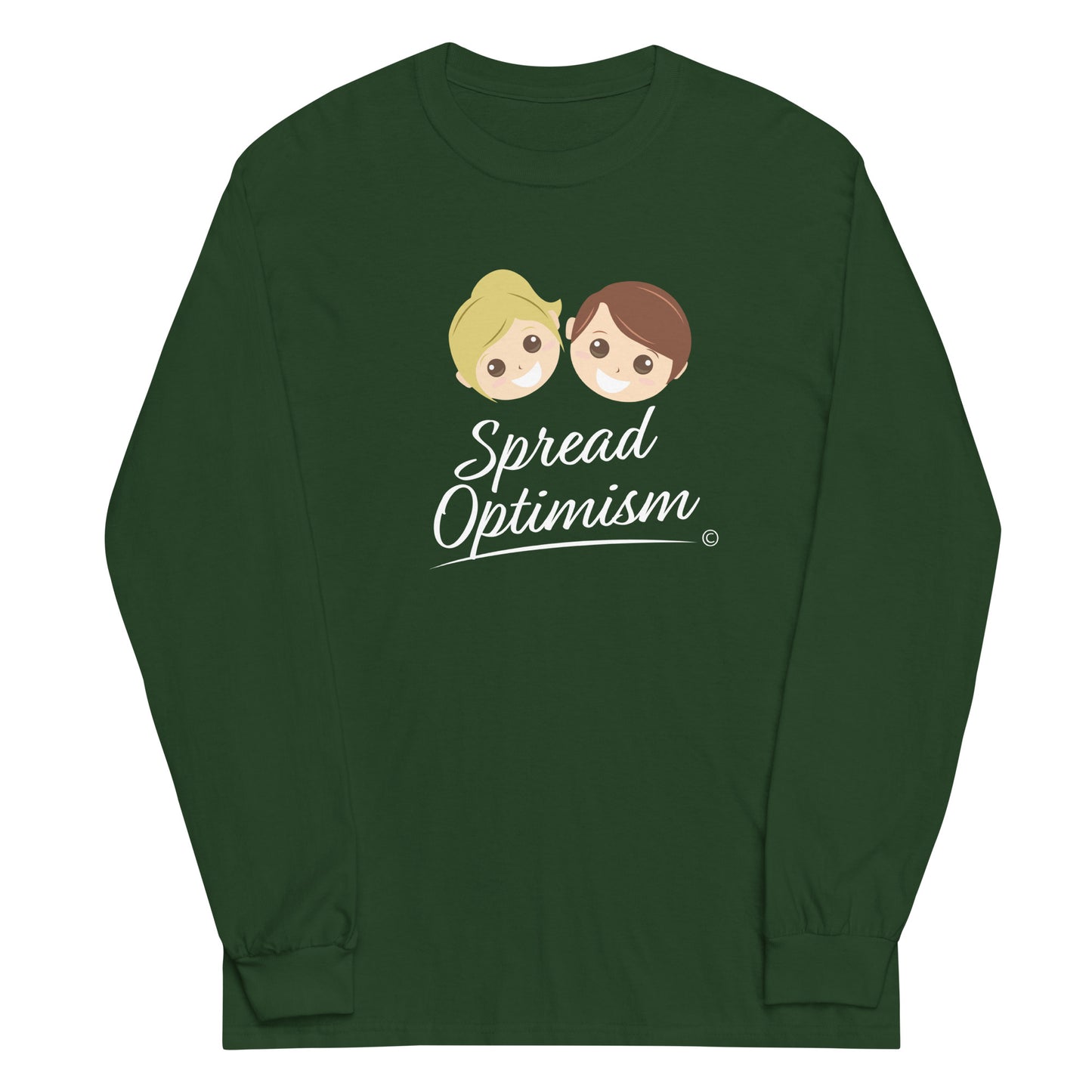 Fashionable long sleeve shirts- Forest Green