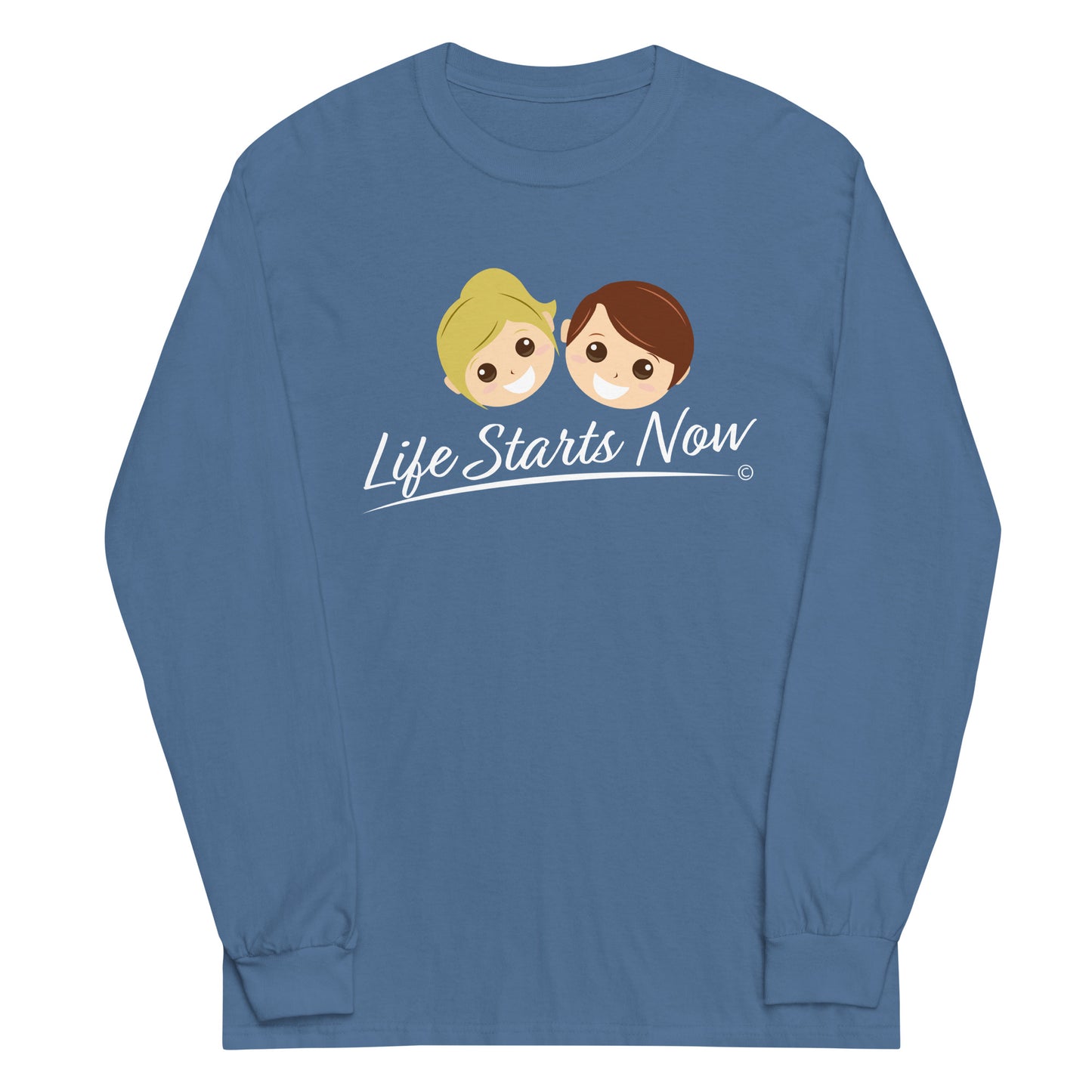 Lightweight long sleeve shirts -Indigo Blue