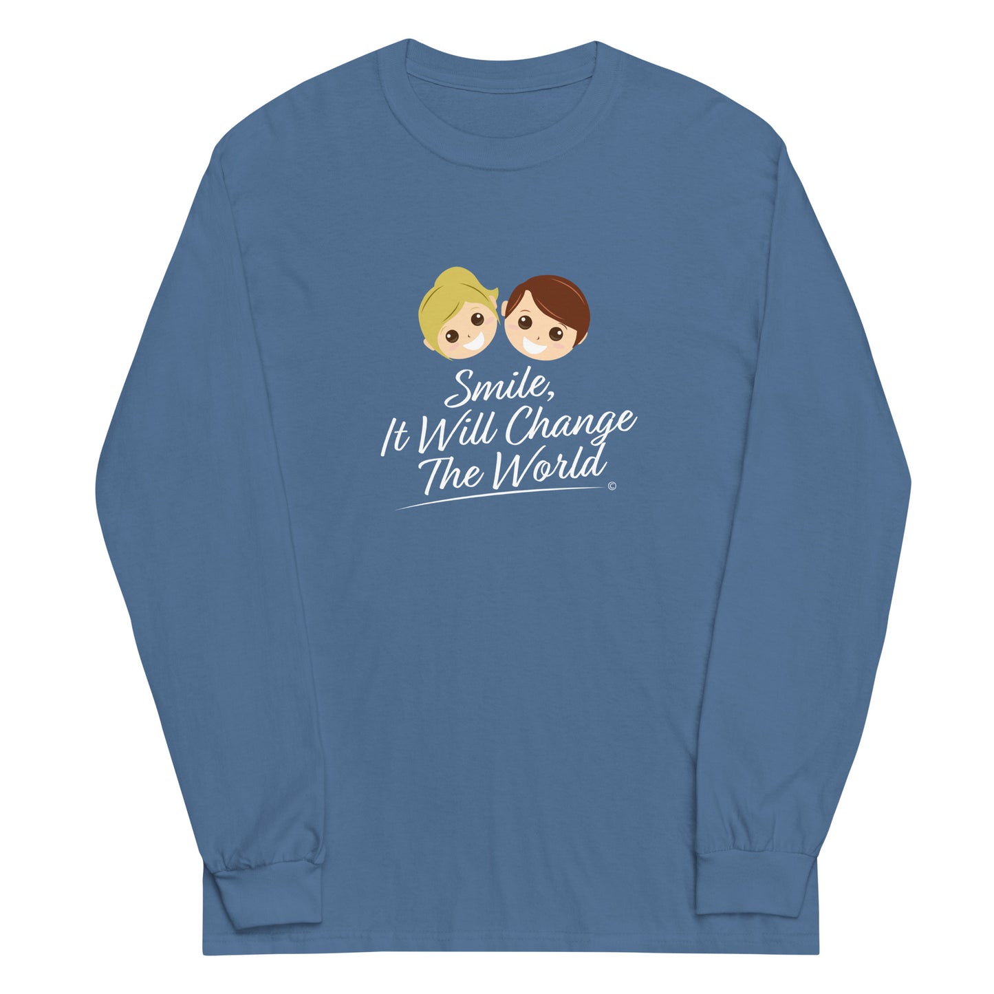 Smile, It Will Change The World Unisex Long Sleeve Shirts