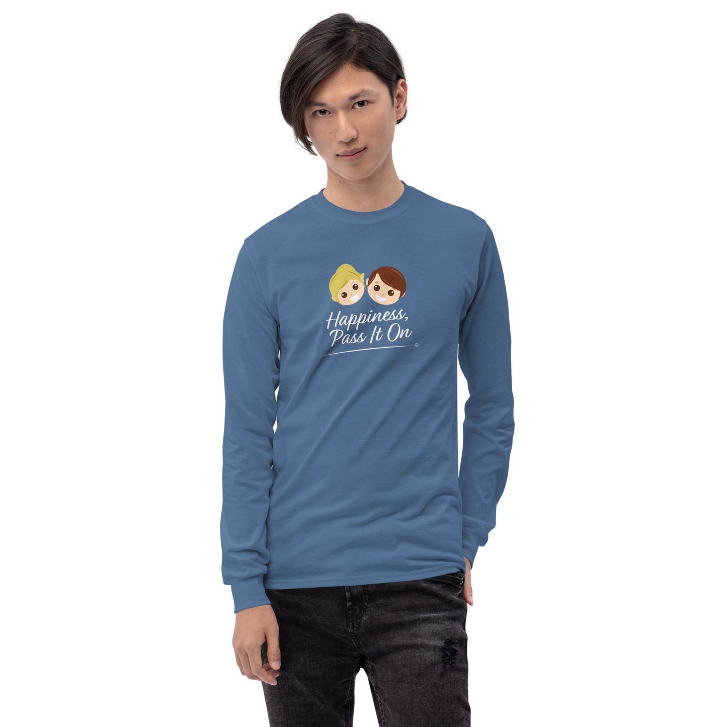 Happiness, Pass it On Unisex Long Sleeve Shirts