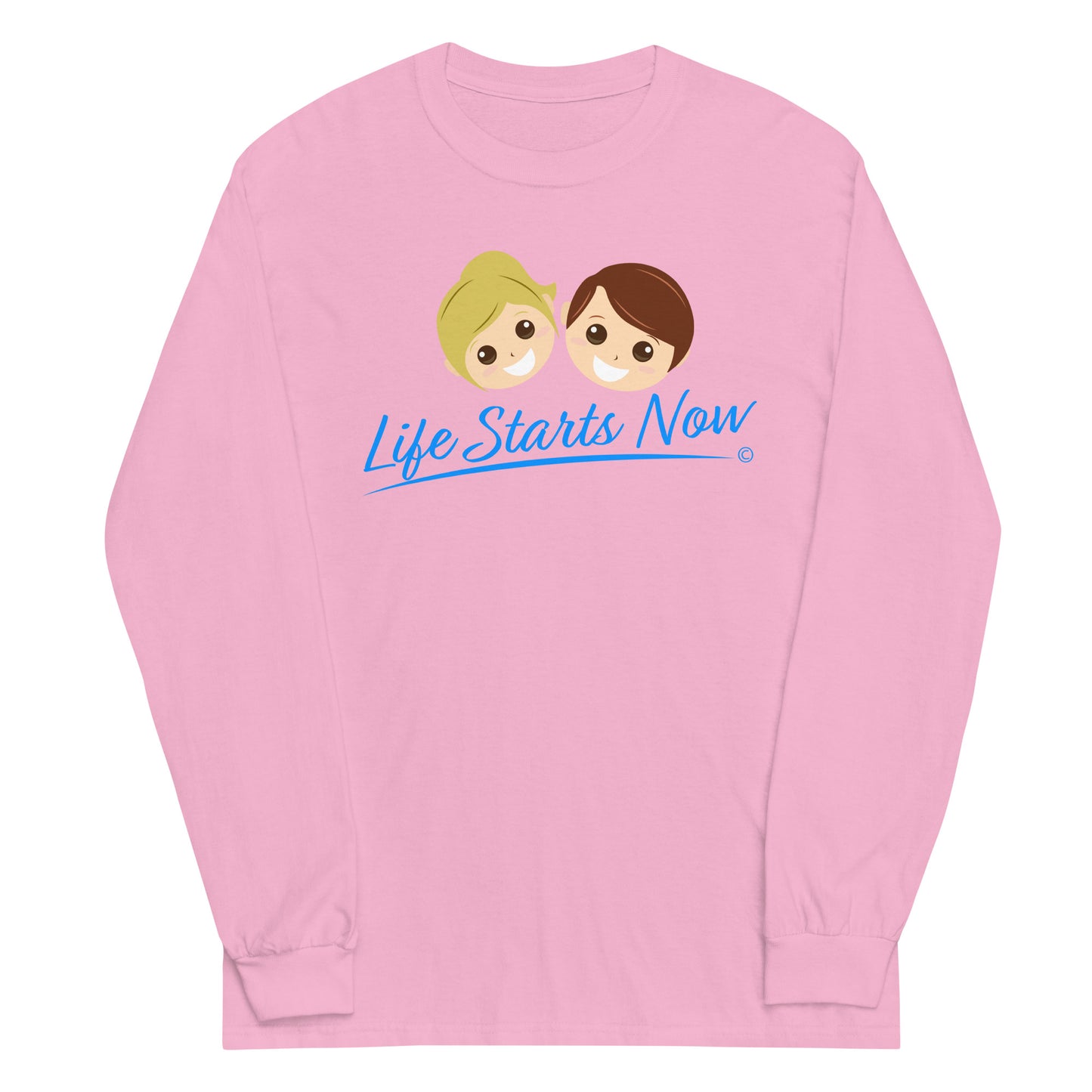 Affordable fashion long sleeve shirts-Pink
