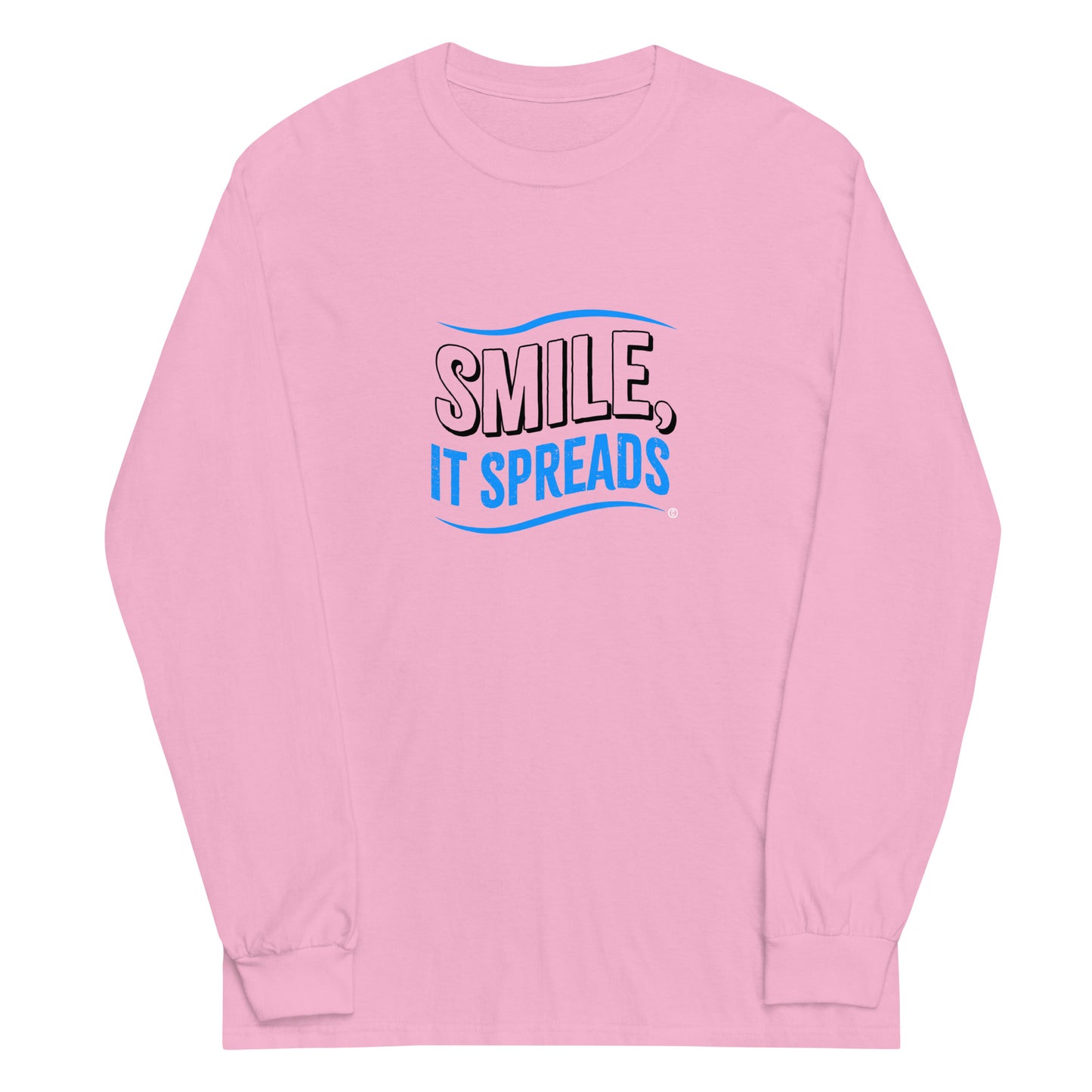 Smile, It Spreads Unisex Long Sleeve Shirts