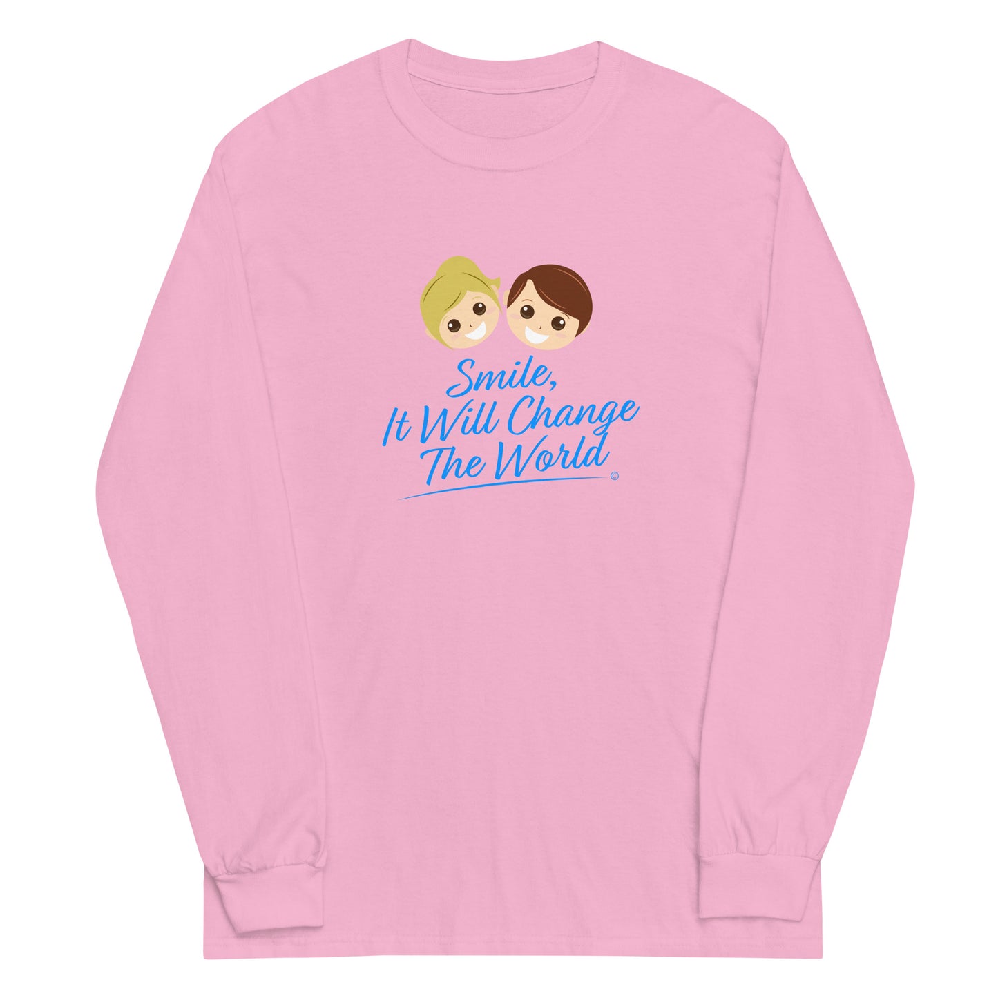 Smile, It Will Change The World Unisex Long Sleeve Shirts