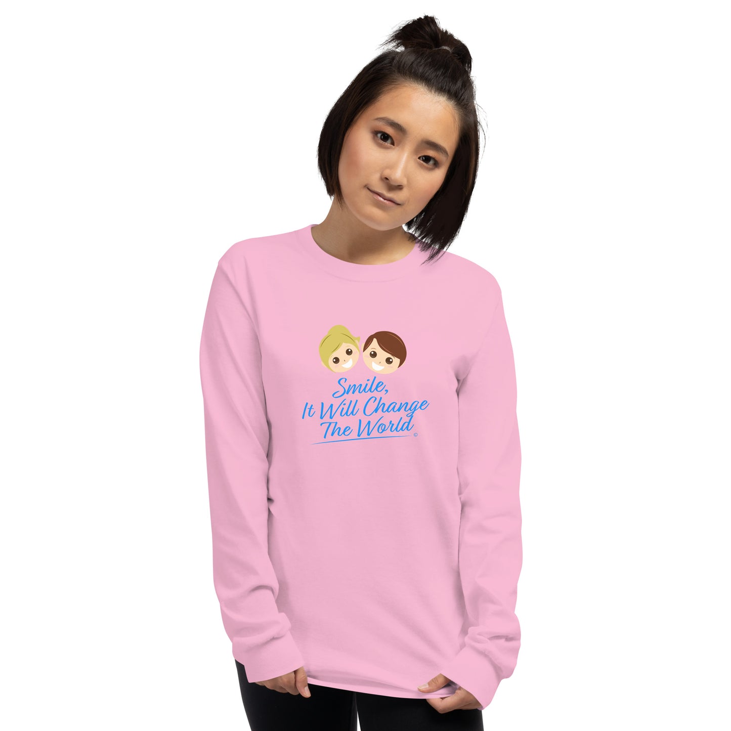 Smile, It Will Change The World Unisex Long Sleeve Shirts