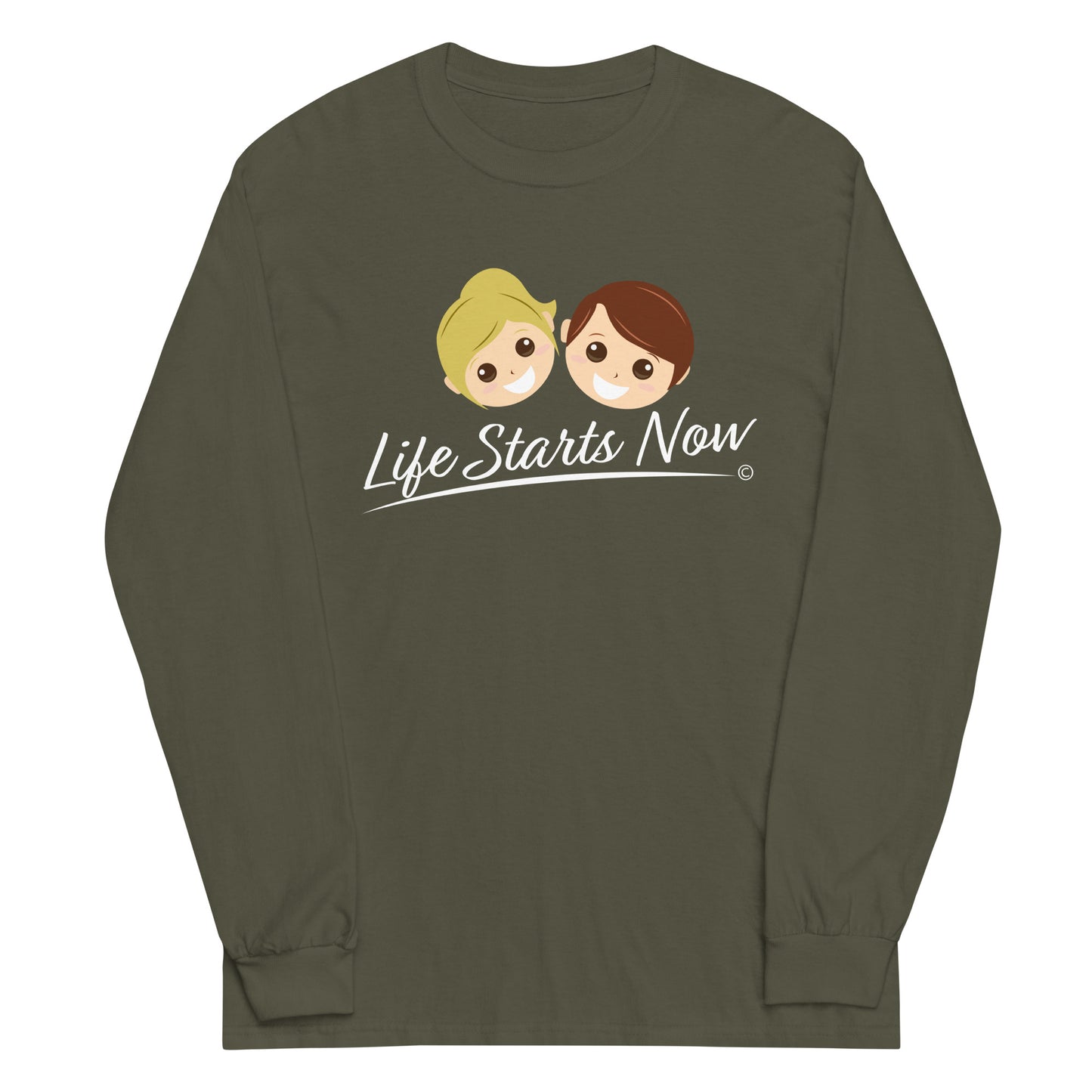 Lightweight long sleeve shirts -Military Green