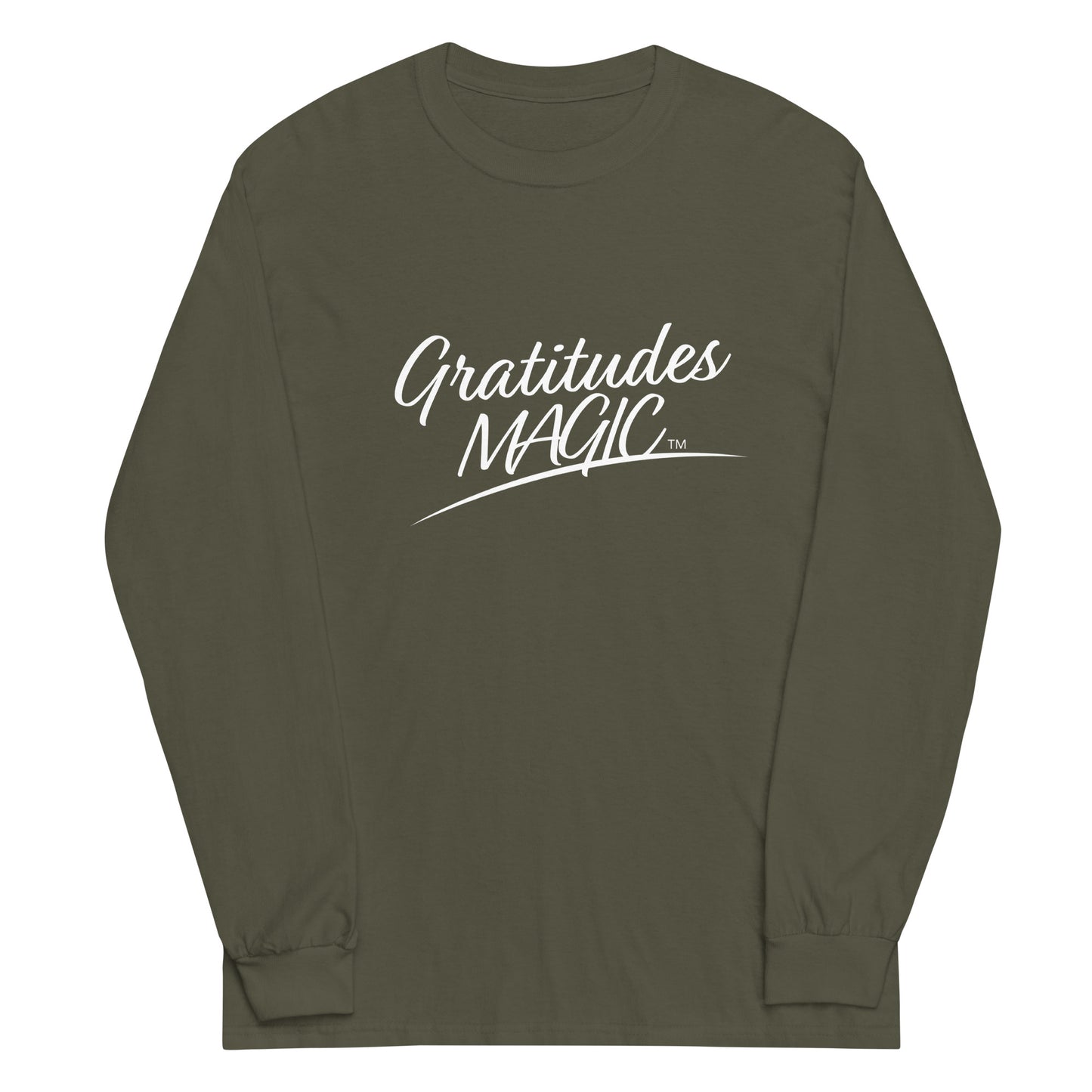 Comfortable long sleeve shirts -military green