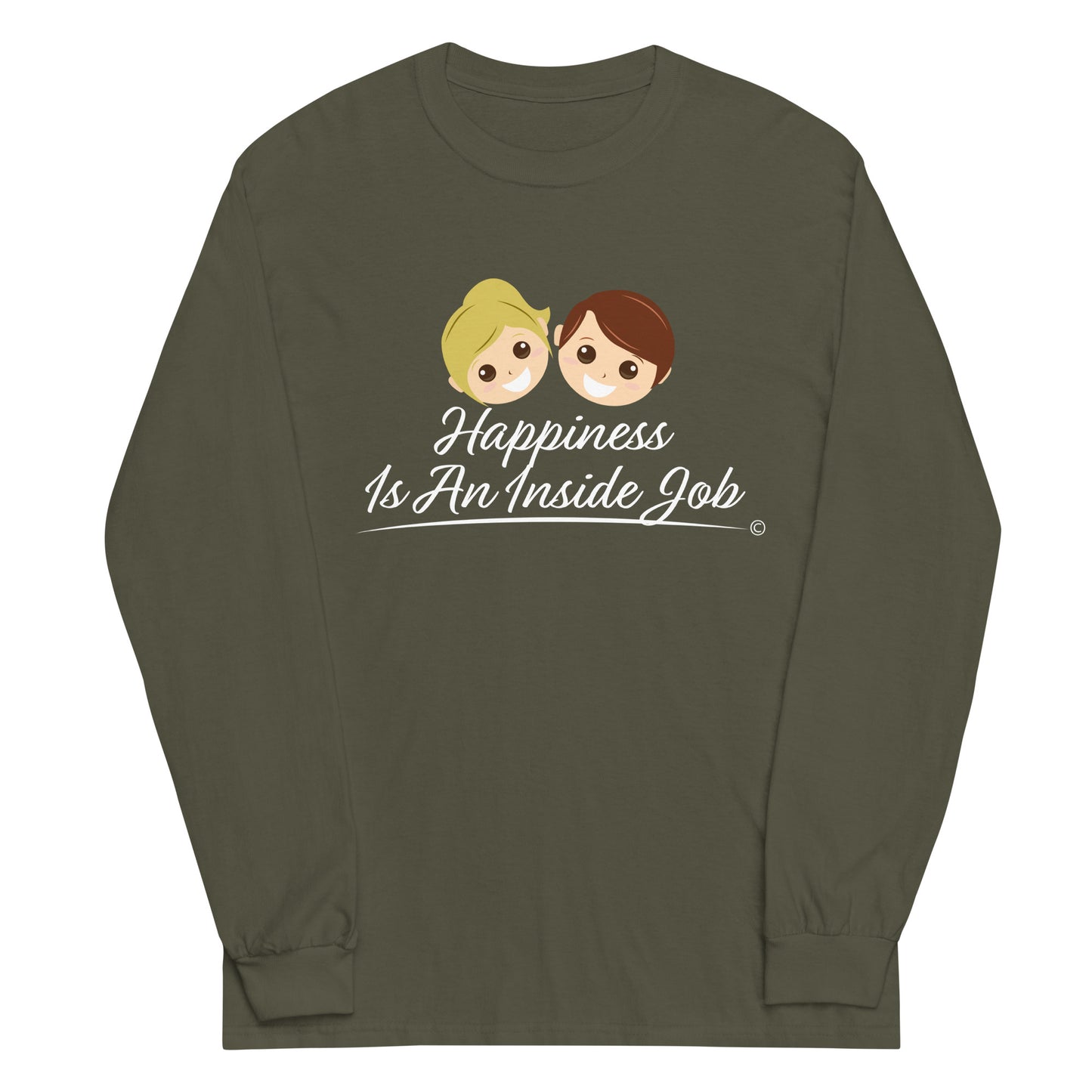 unisex long-sleeve shirt-Military Green