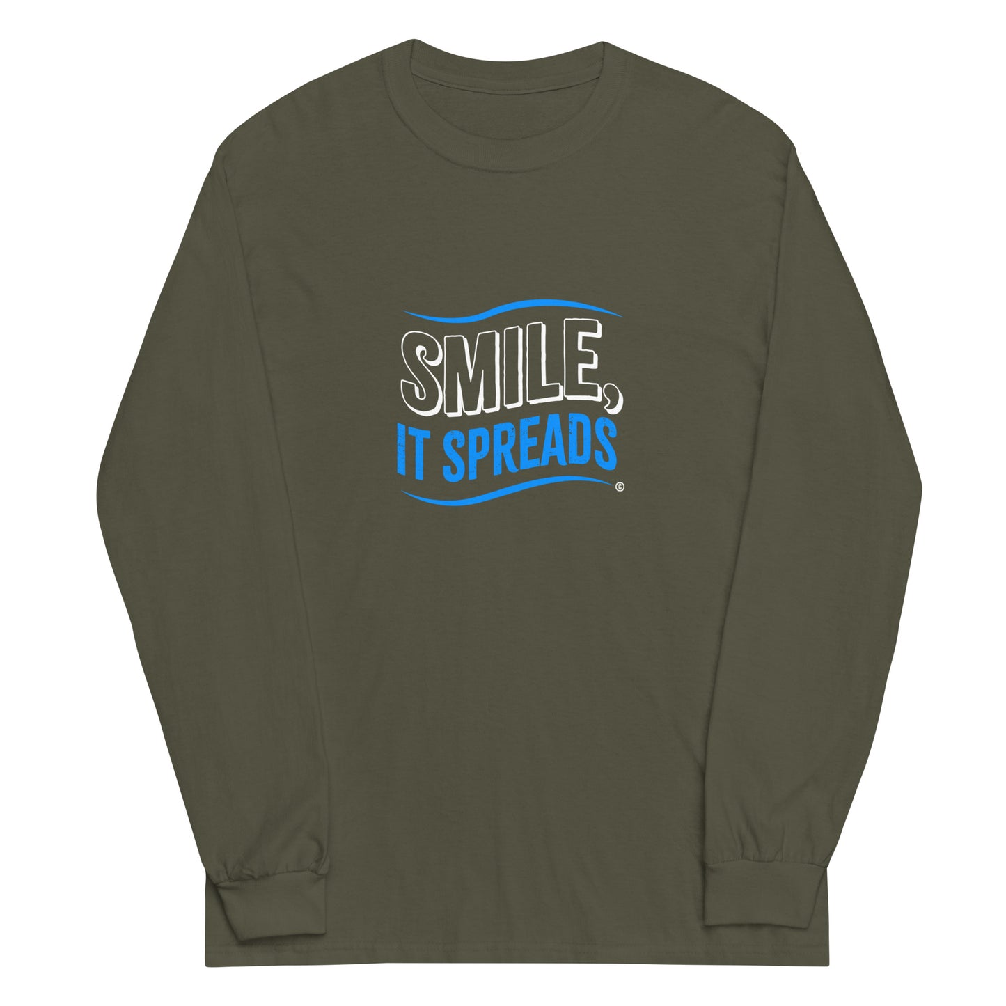 Smile, It Spreads Unisex Long Sleeve Shirts