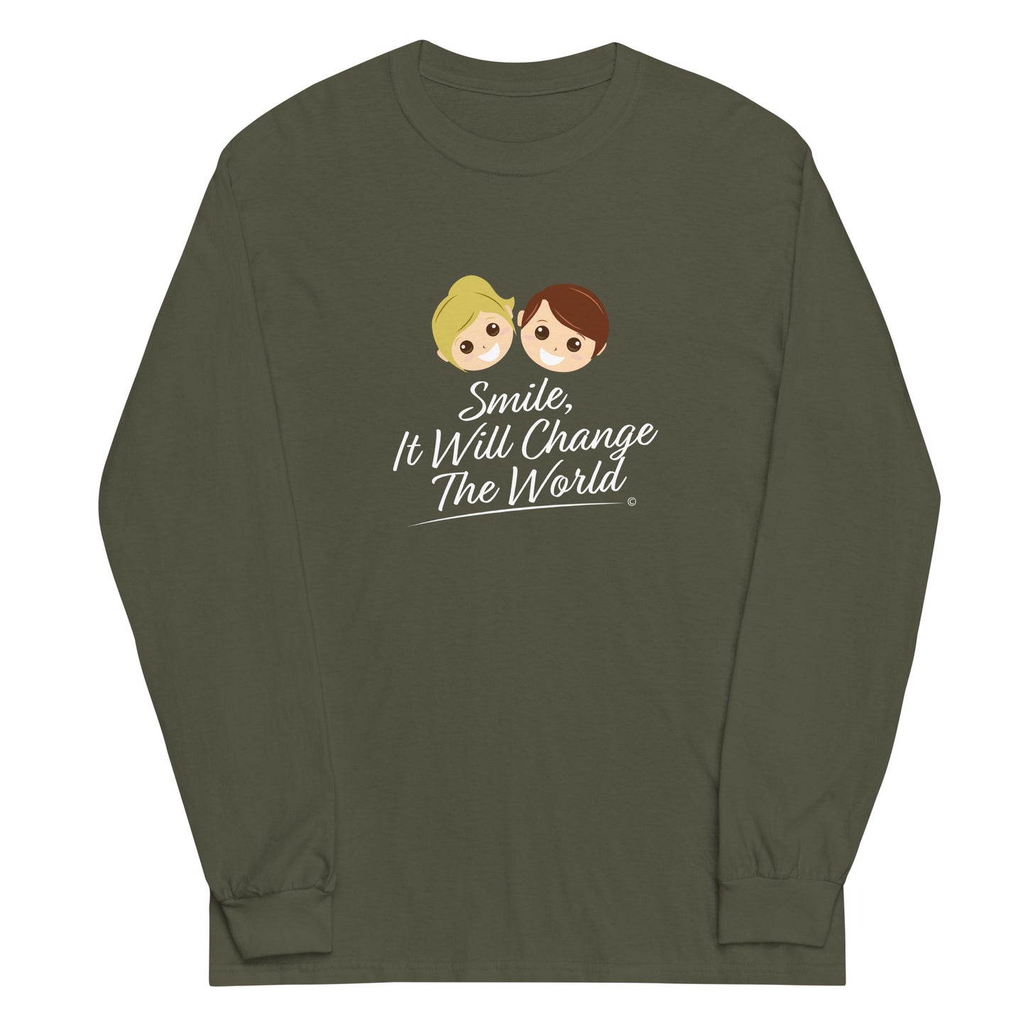 Smile, It Will Change The World Unisex Long Sleeve Shirts
