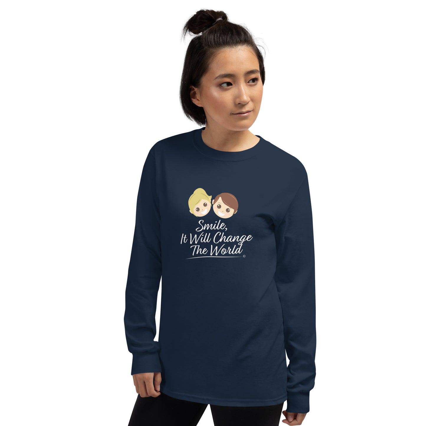Smile, It Will Change The World Unisex Long Sleeve Shirts