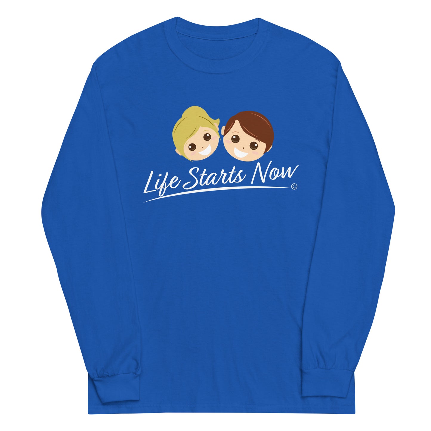 Lightweight long sleeve shirts -royal Blue