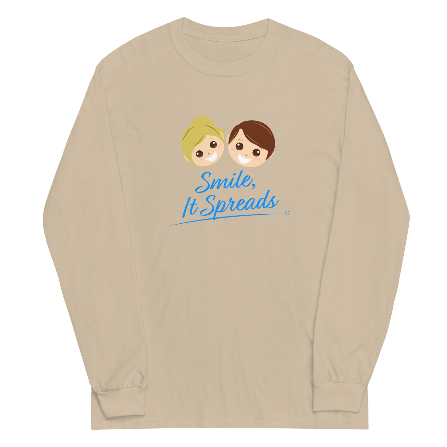 Smile, It Spreads Unisex Long Sleeve Shirts