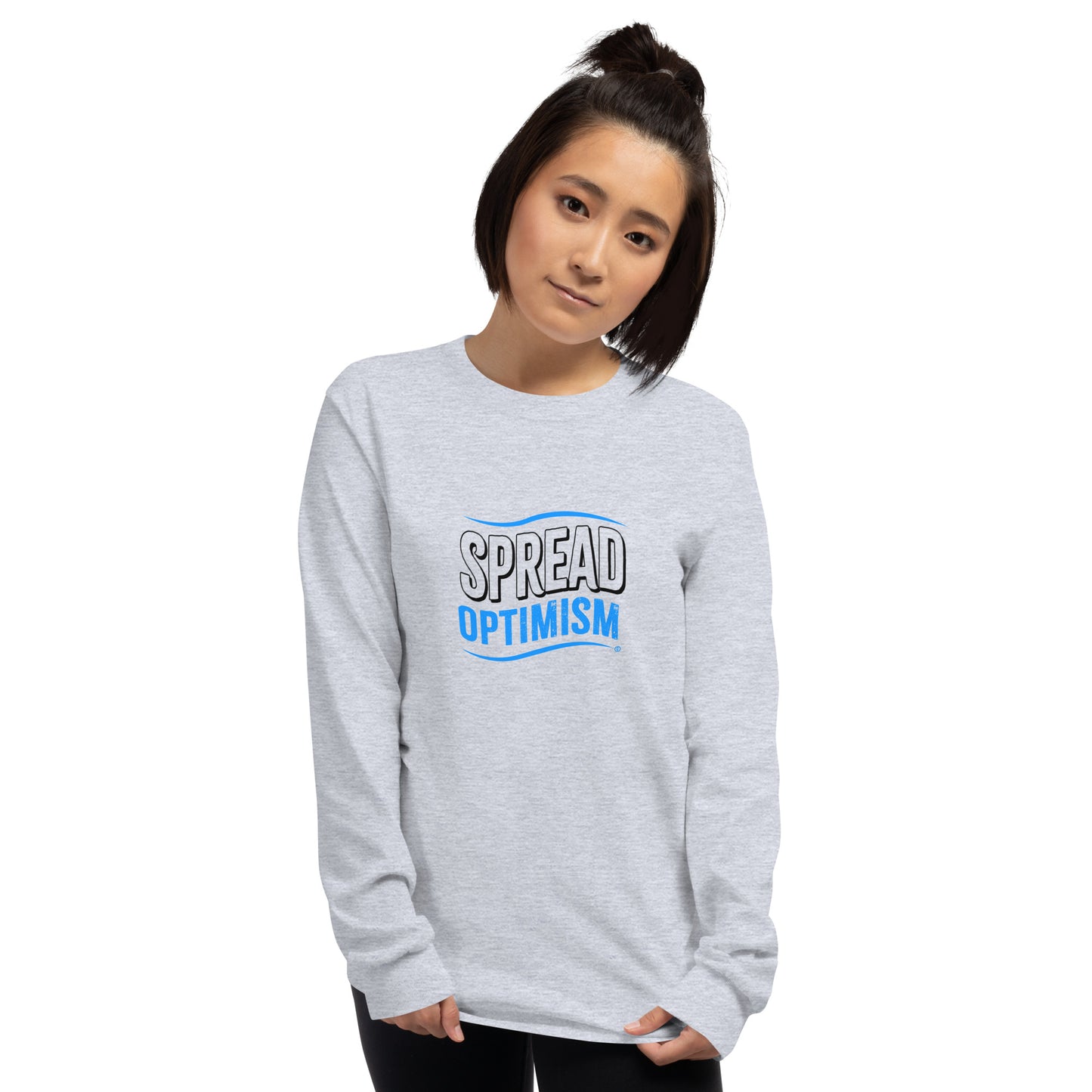 Spread Optimism Unisex Long Sleeve Shirts