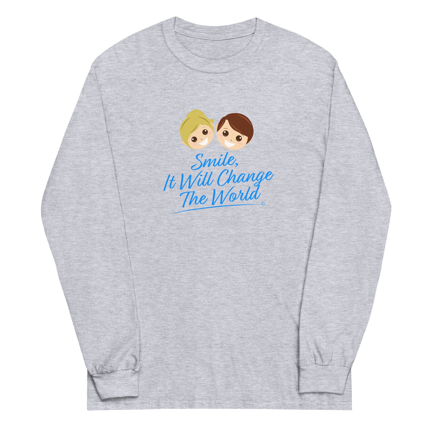 Smile, It Will Change The World Unisex Long Sleeve Shirts