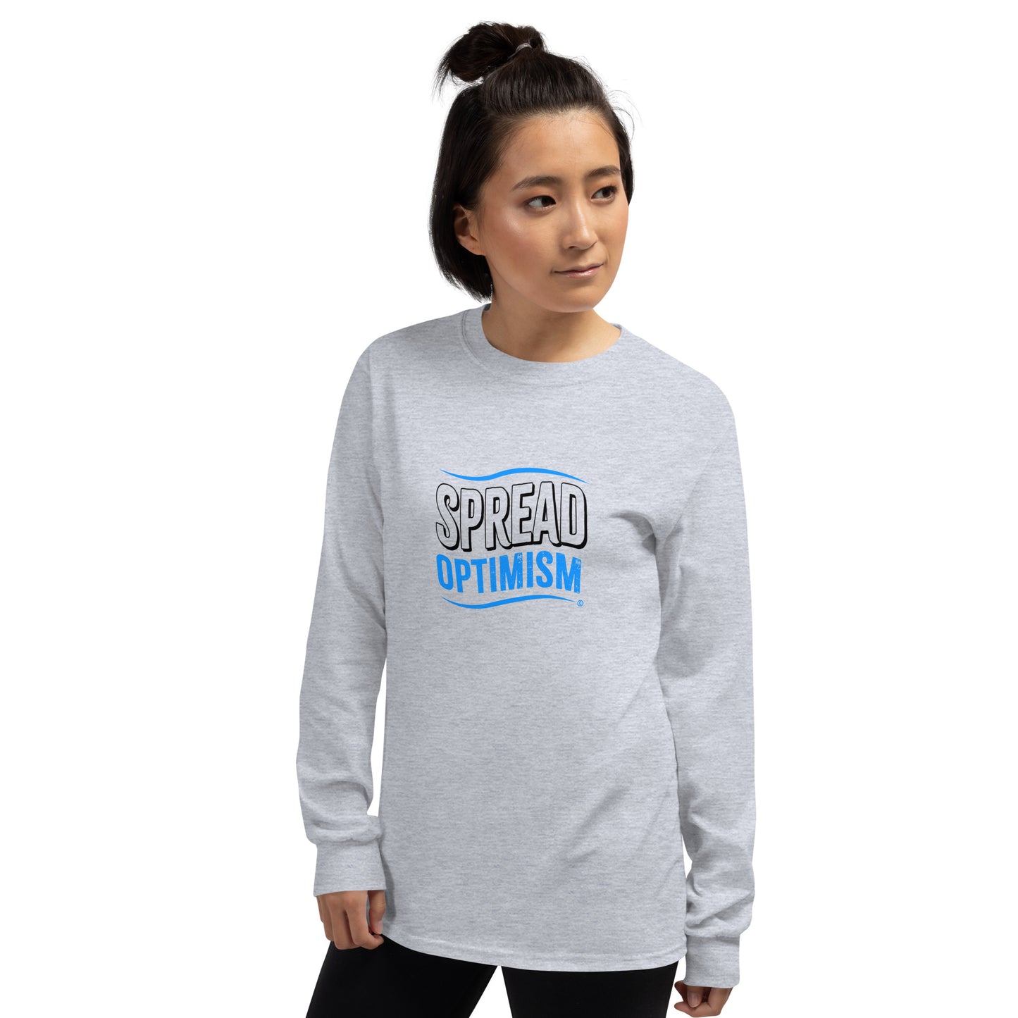 Spread Optimism Unisex Long Sleeve Shirts