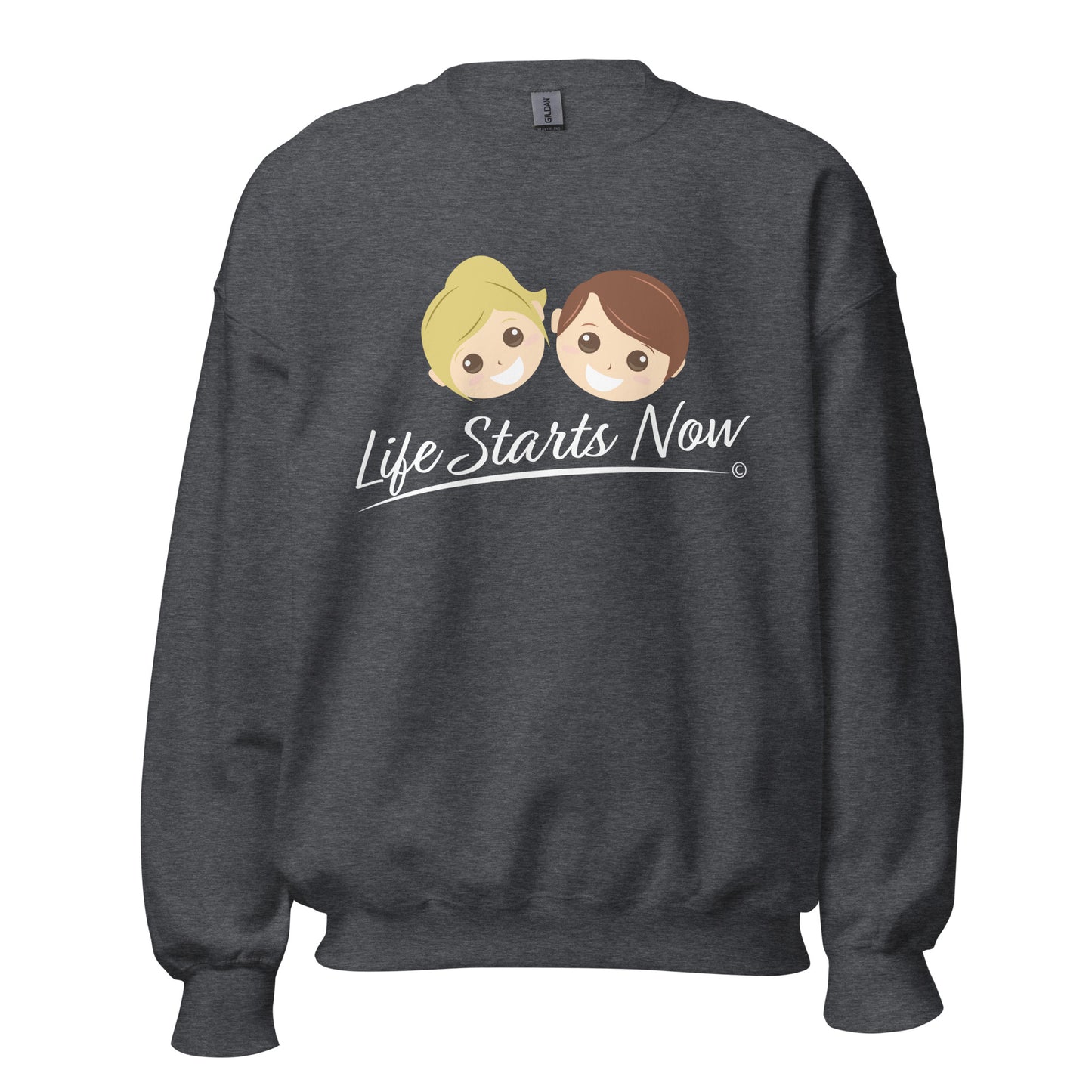 Unique sweatshirts with inspirational sayings-Dark Heather
