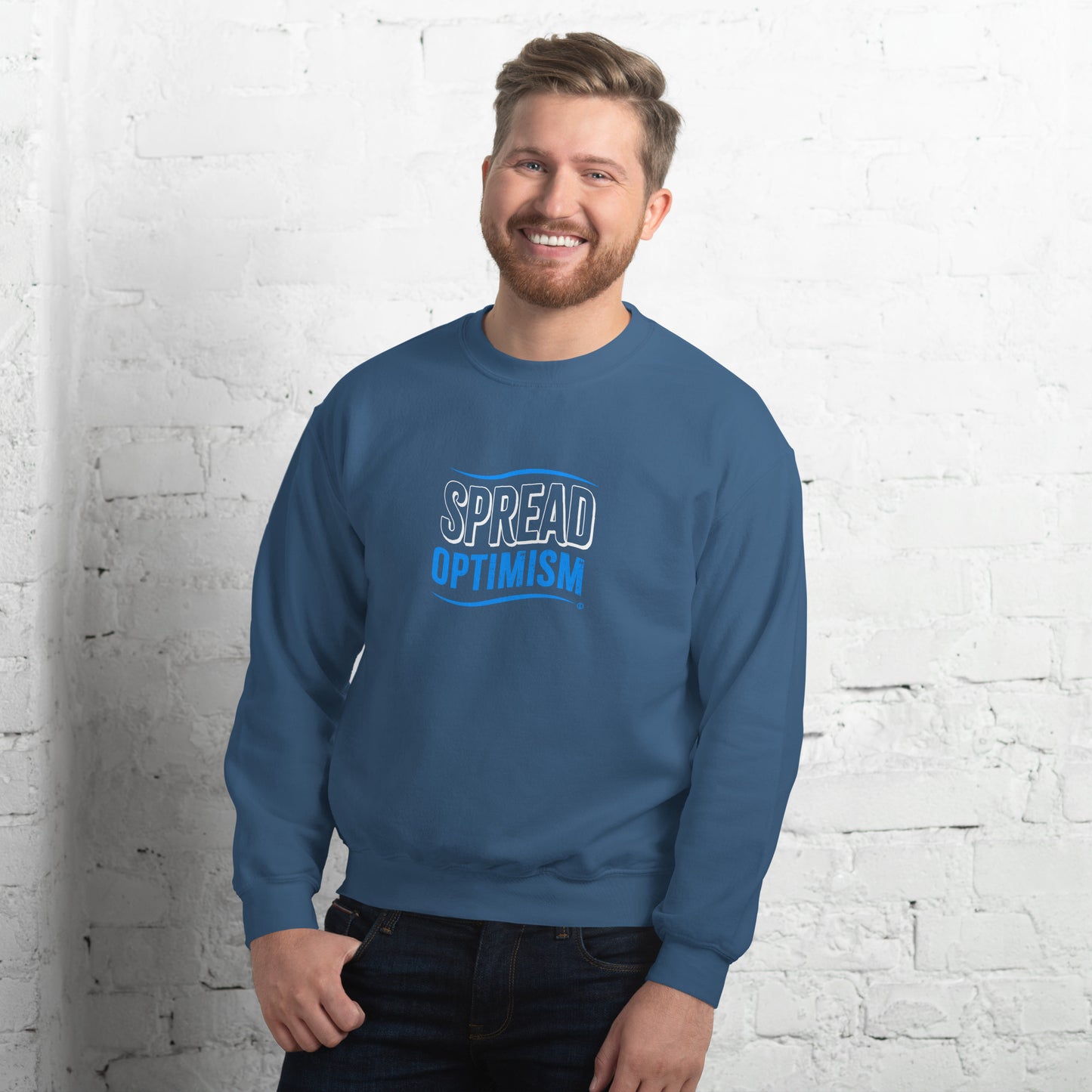 Spread Optimism Unisex Sweatshirts
