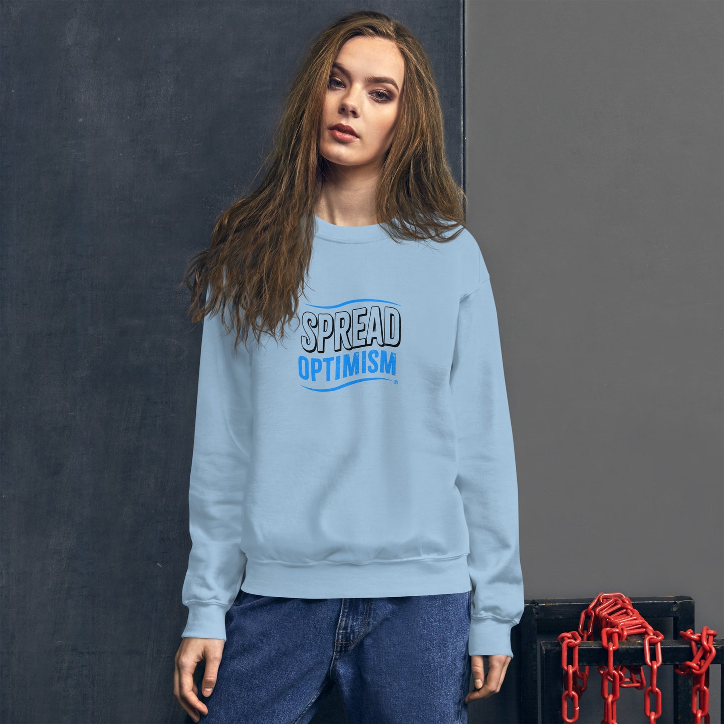 Spread Optimism Unisex Sweatshirts