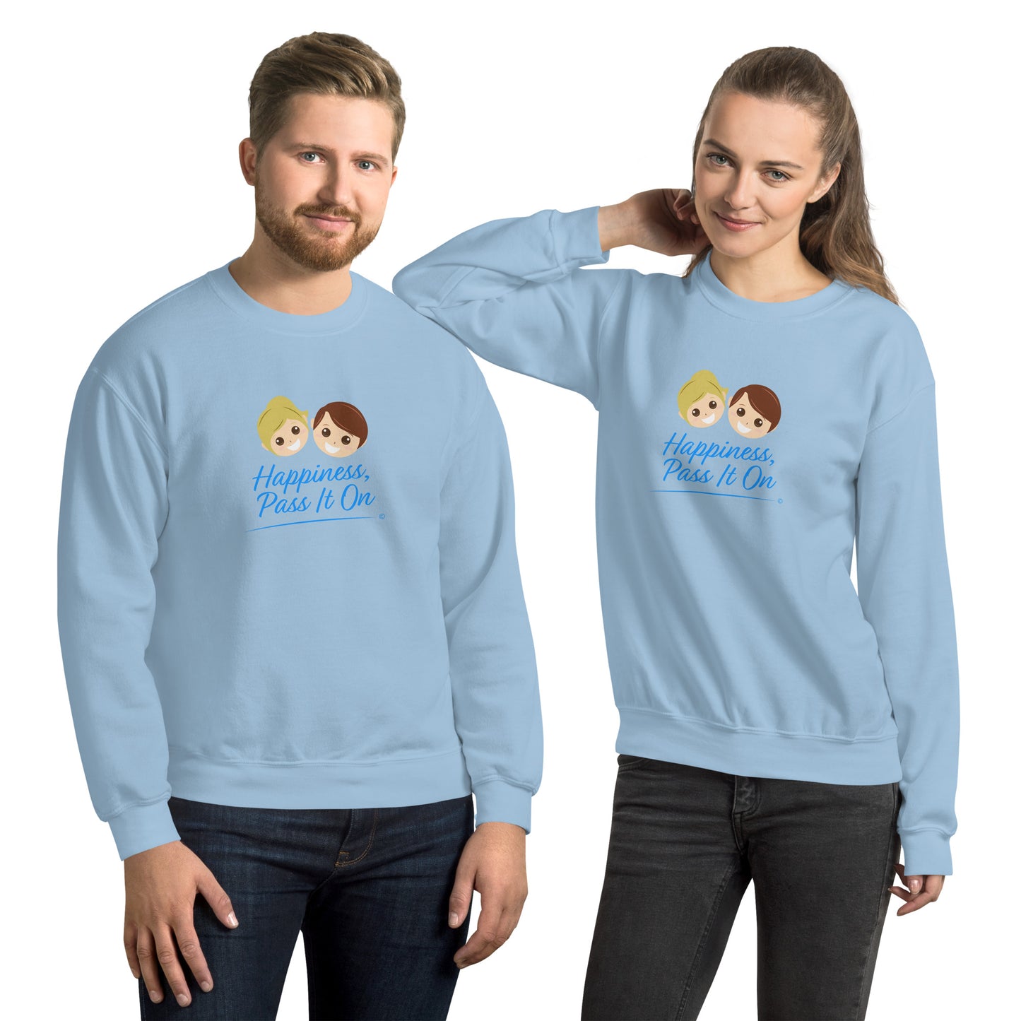Happiness, Pass it On Unisex Sweatshirts