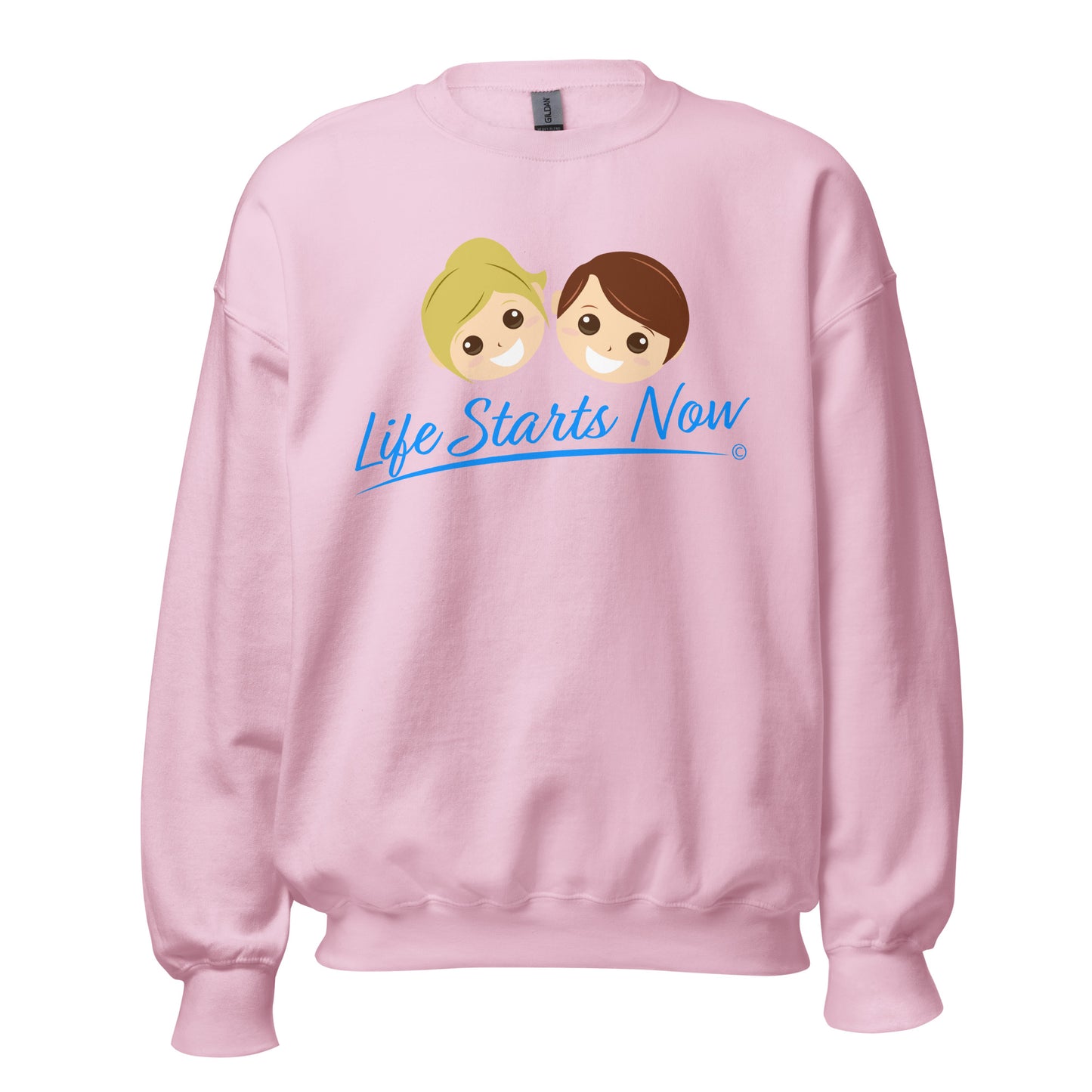Sweatshirts with no pocket-Light Pink