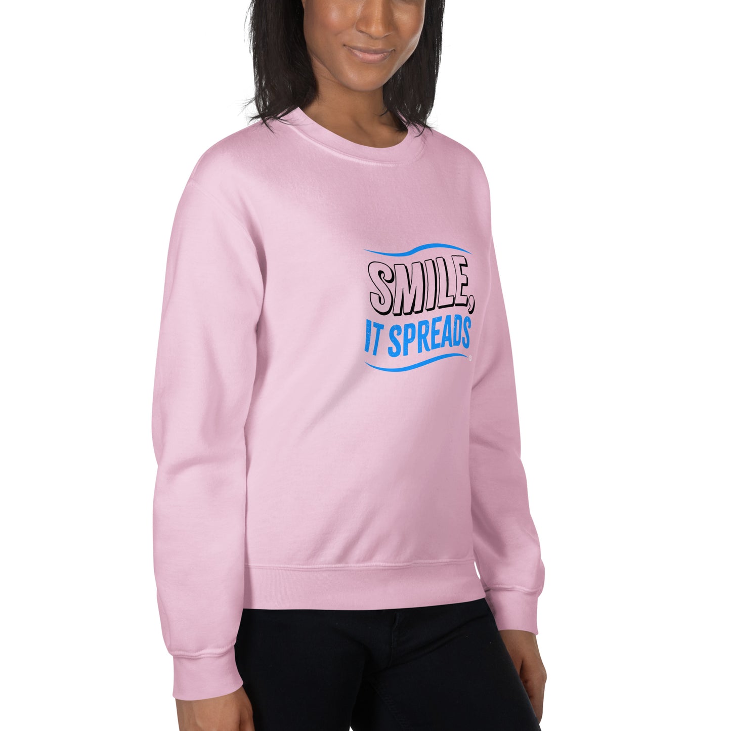 Smile, It Spreads Unisex Sweatshirts