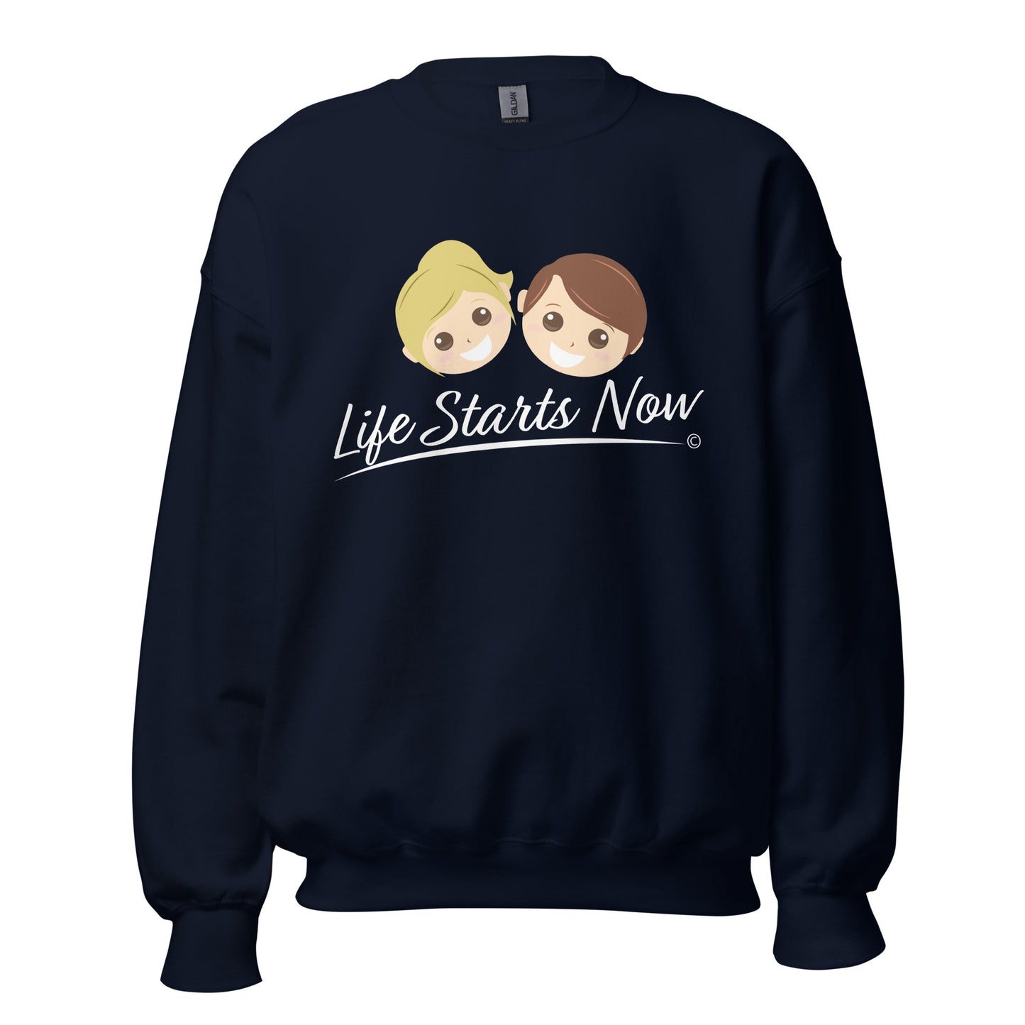 Unique sweatshirts with inspirational sayings-Navy