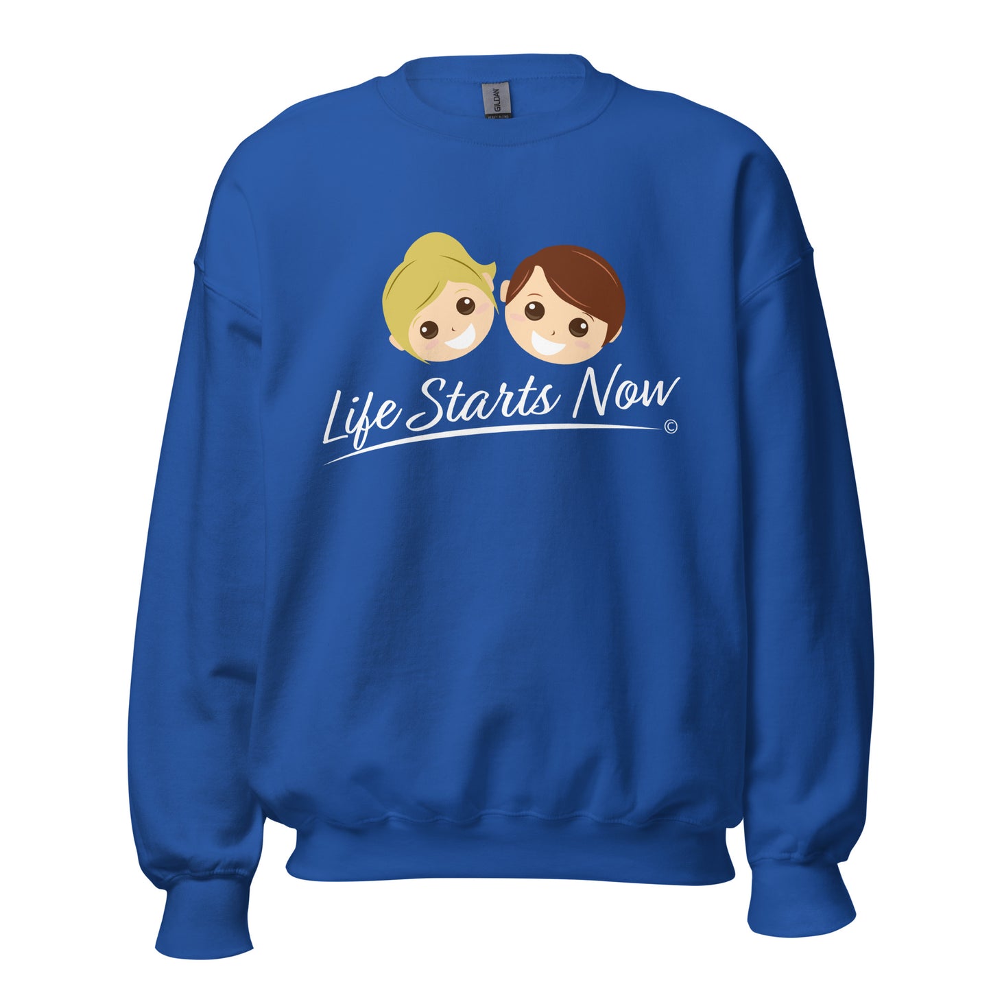Unique sweatshirts with inspirational sayings-Royal Blue