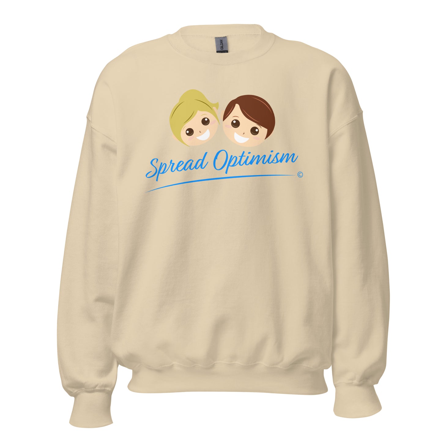Basic sweatshirts for everyday wear -Sand