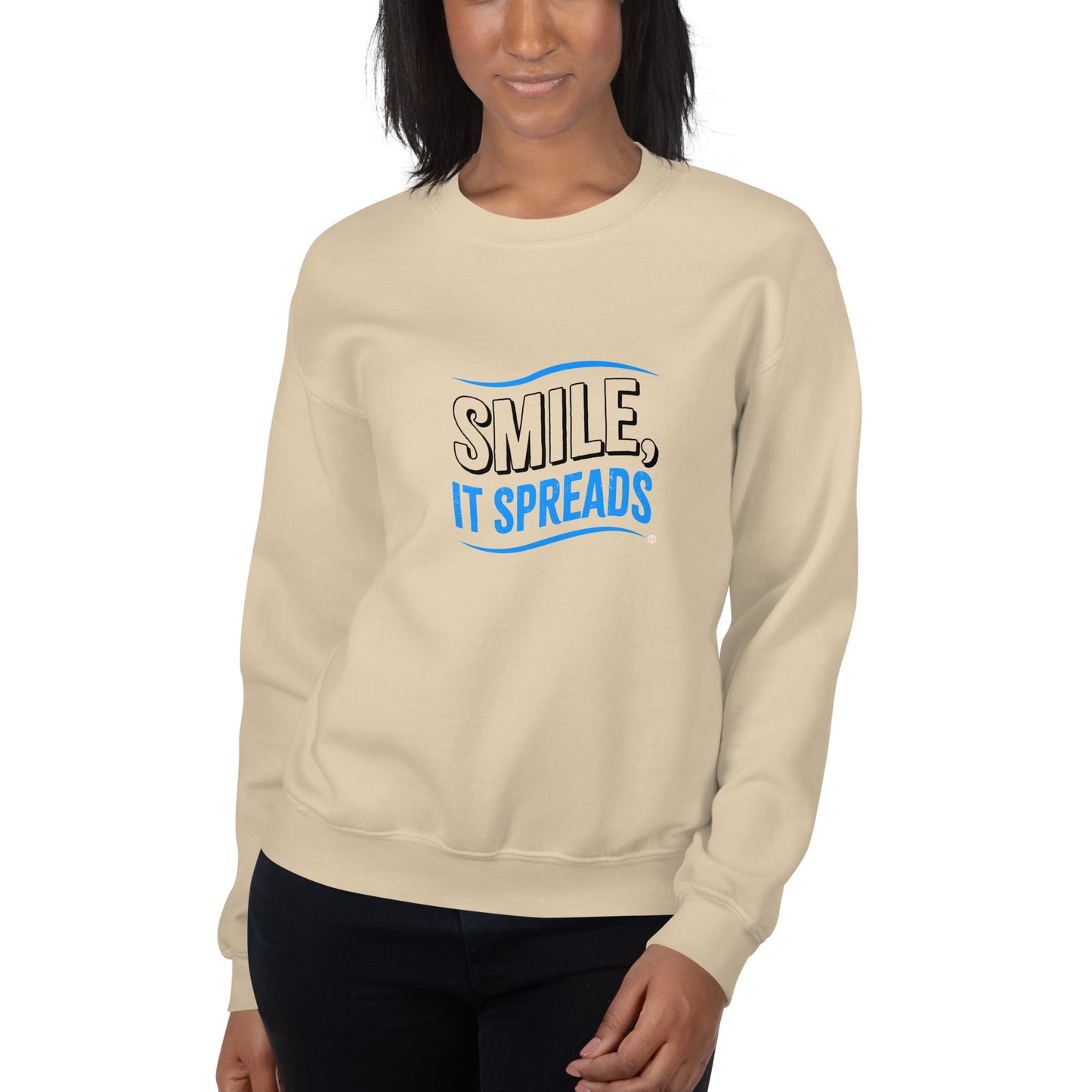 Smile, It Spreads Unisex Sweatshirts