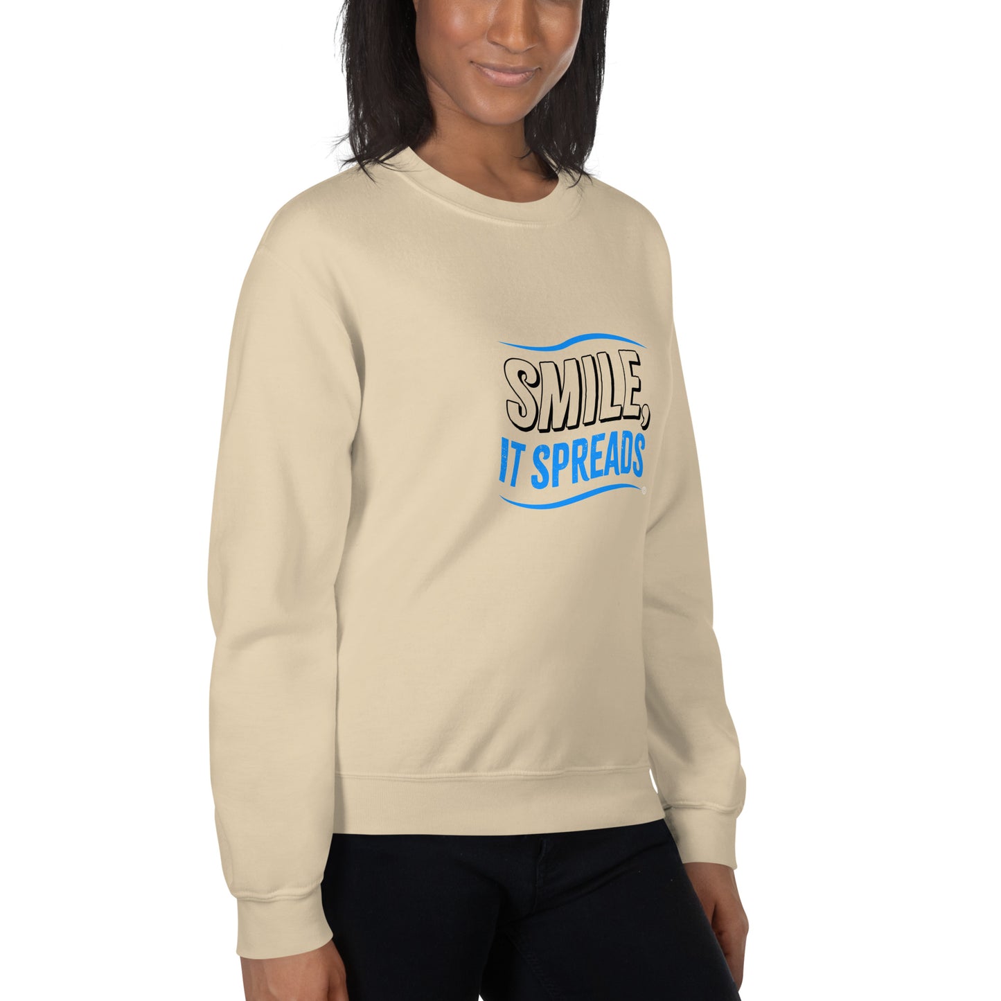 Smile, It Spreads Unisex Sweatshirts