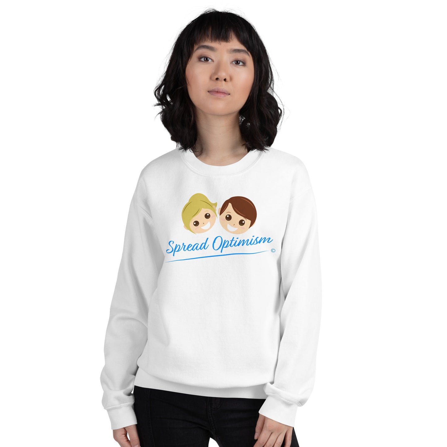 Basic sweatshirts for everyday wear -front view
