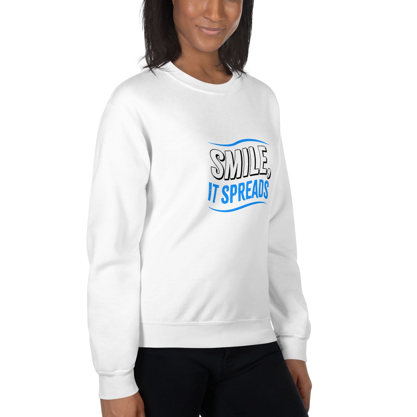Smile, It Spreads Unisex Sweatshirts