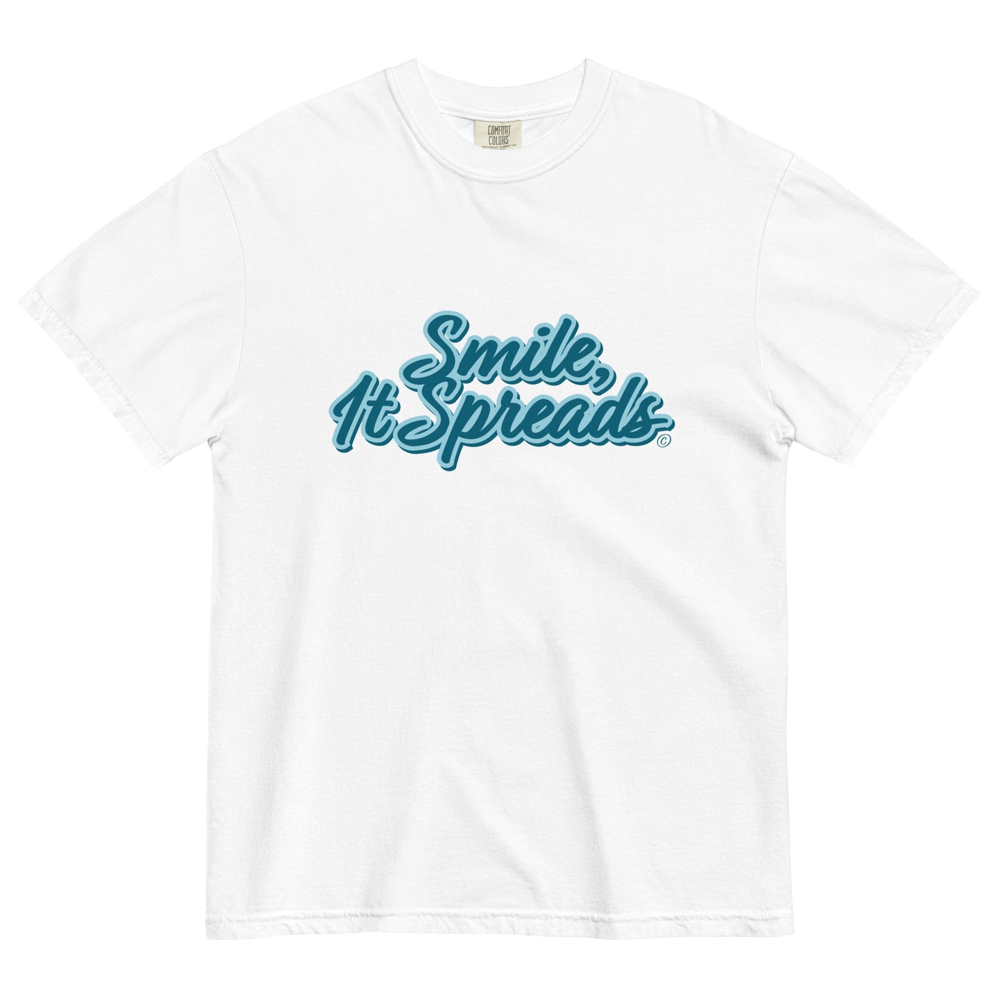 Smile, It Spreads Unisex Garment Dyed T Shirt