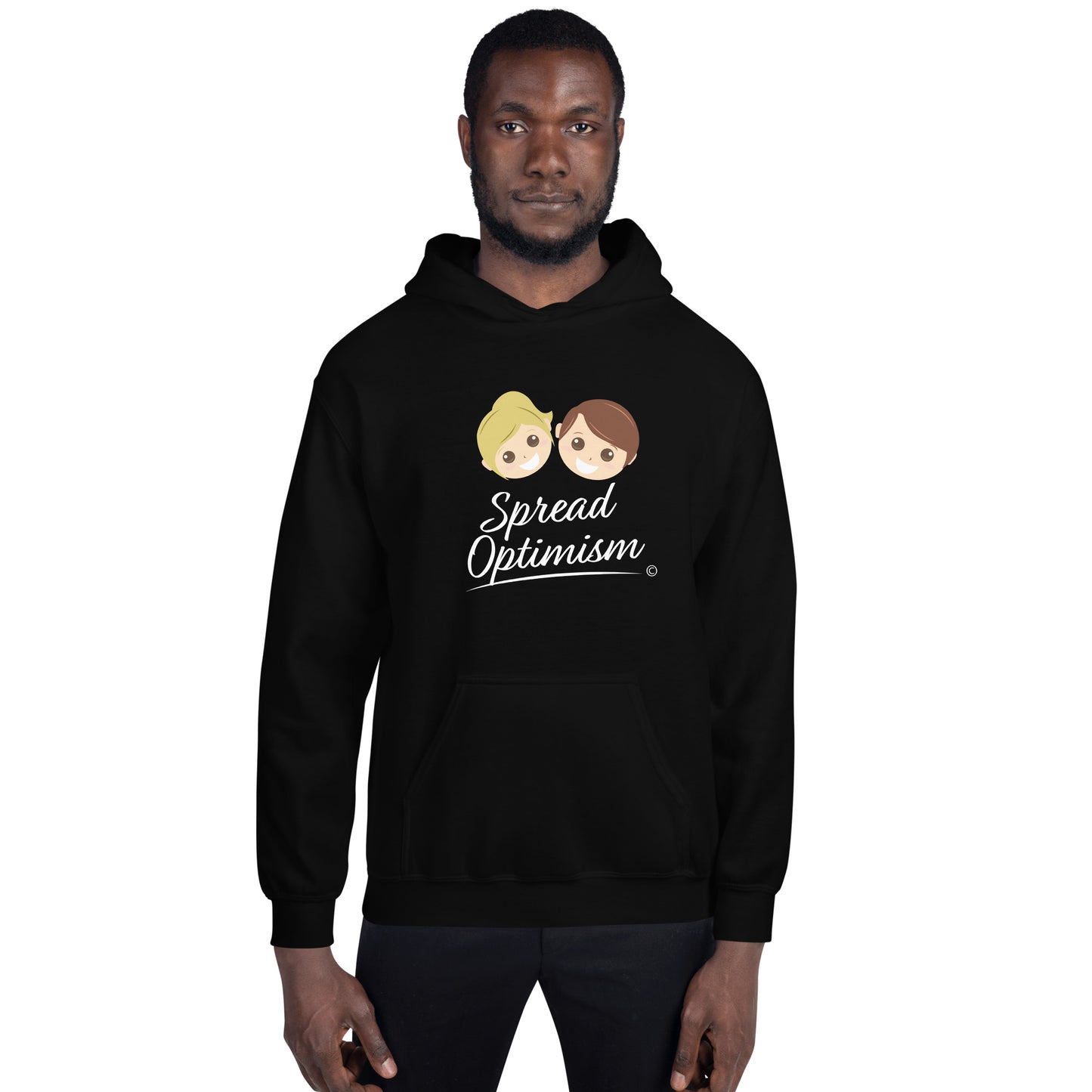 Outdoor unisex hoodies for him and her- Front View