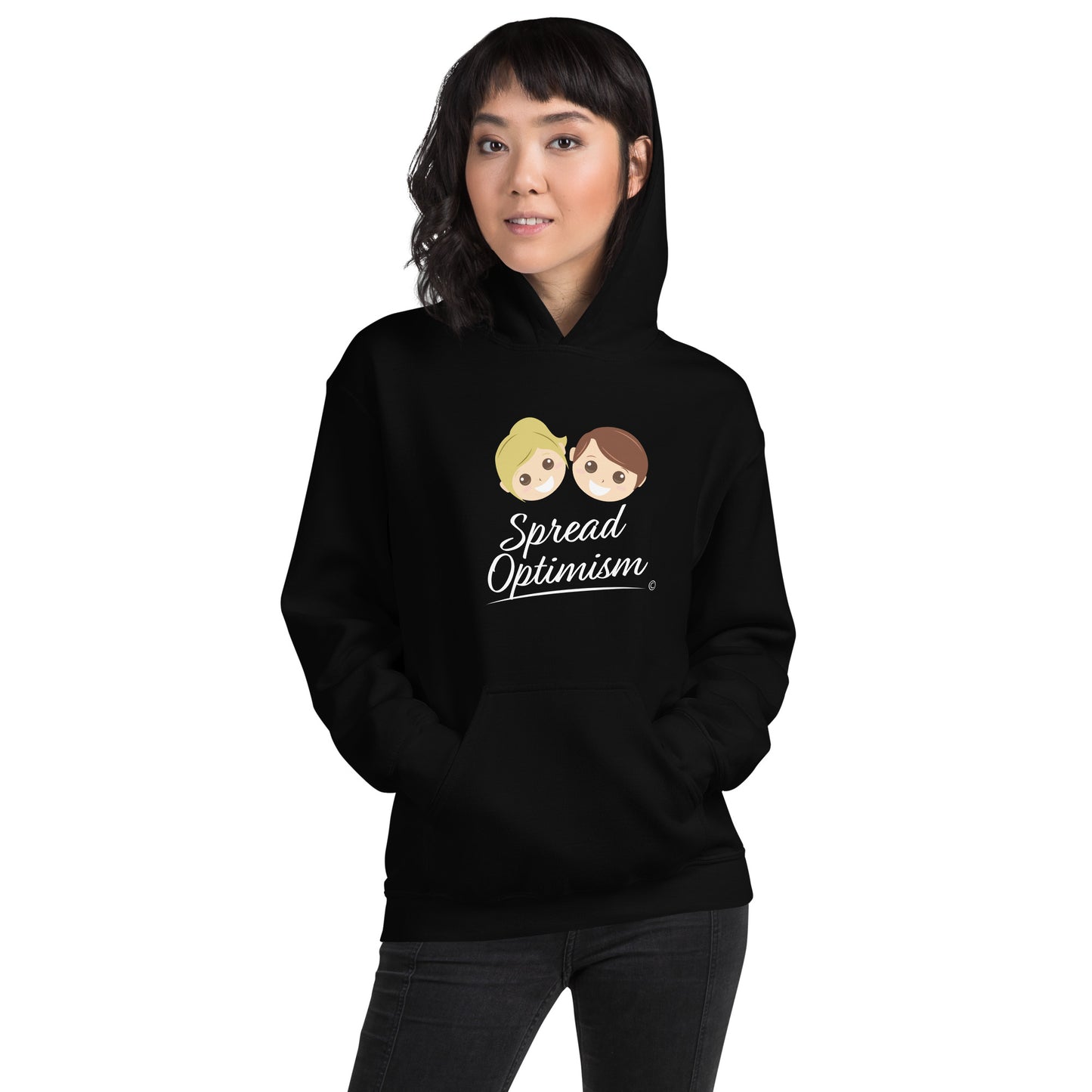 Outdoor unisex hoodies for him and her- Frontal View