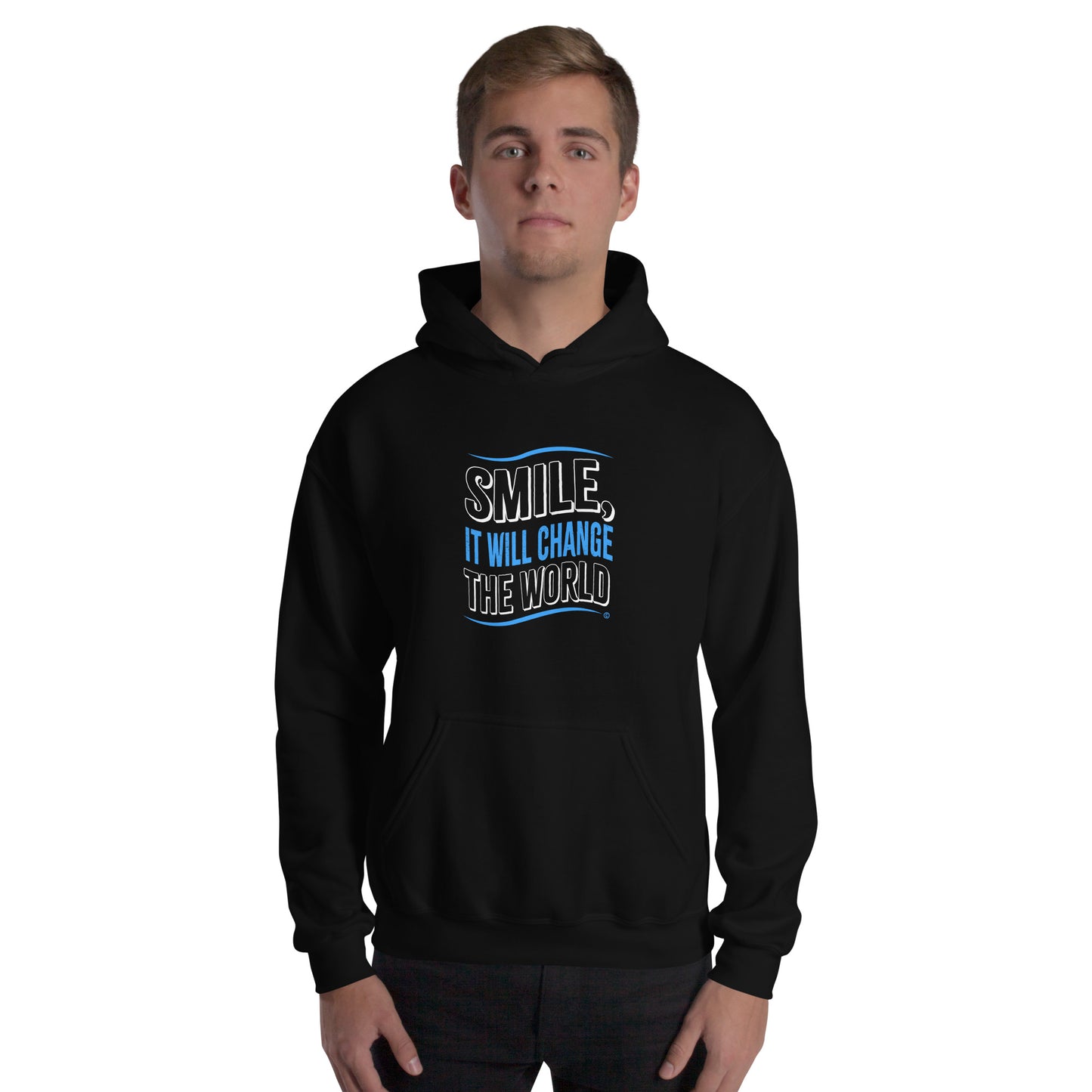 Smile, It will Change the World Unisex Hoodies