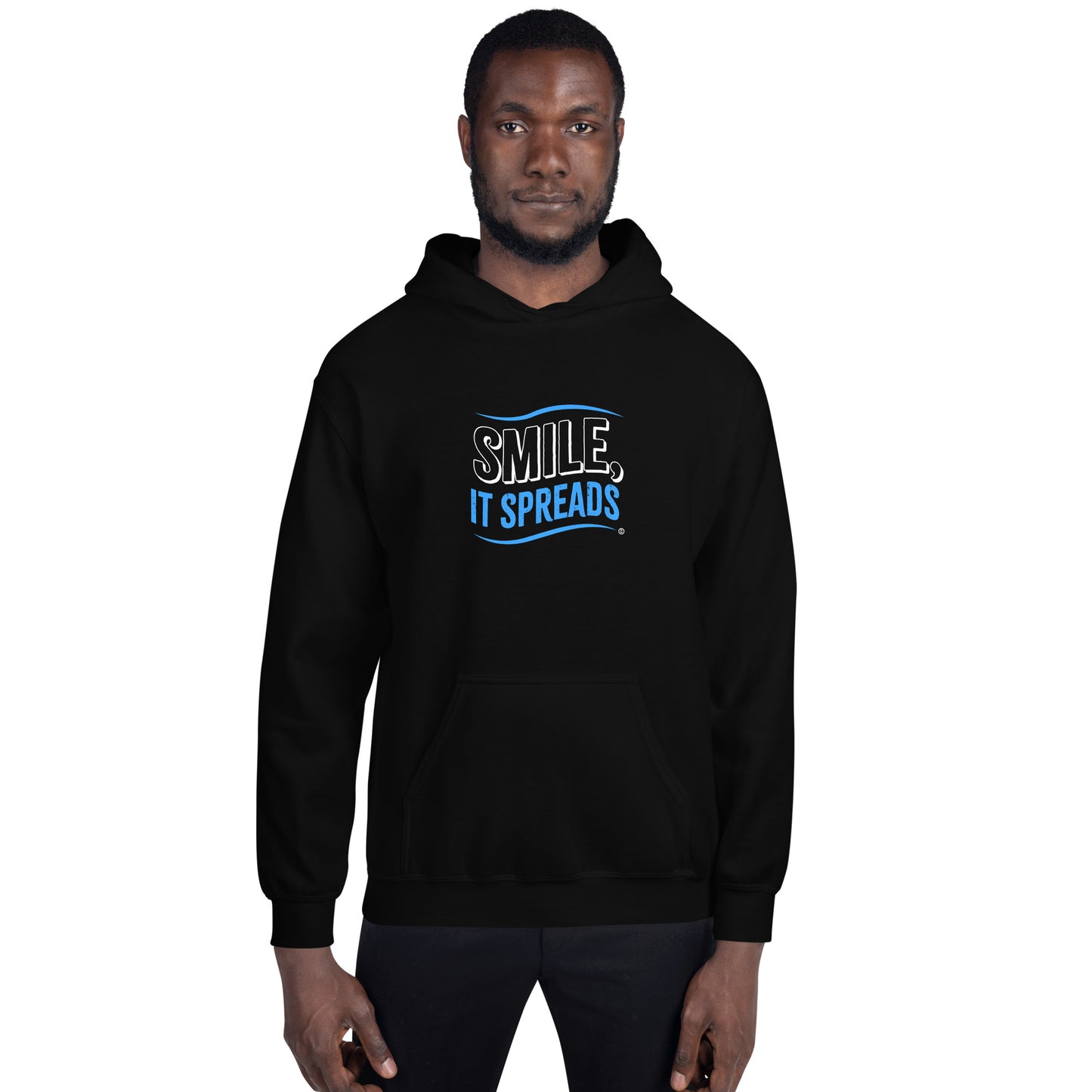 Smile, It Spreads Unisex Hoodies