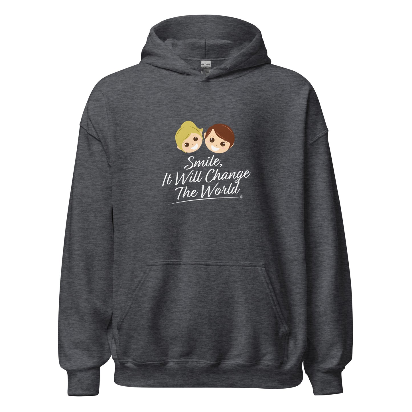 Smile, It Will Change The World Unisex Hoodies