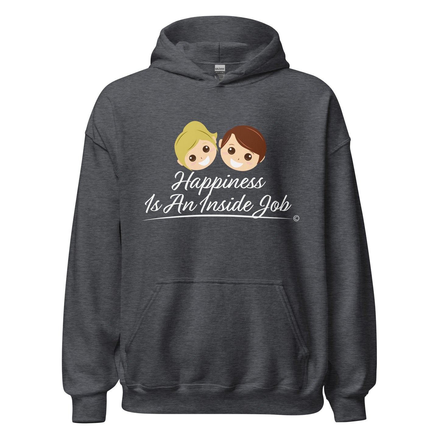 Unisex hoodies-dark heather