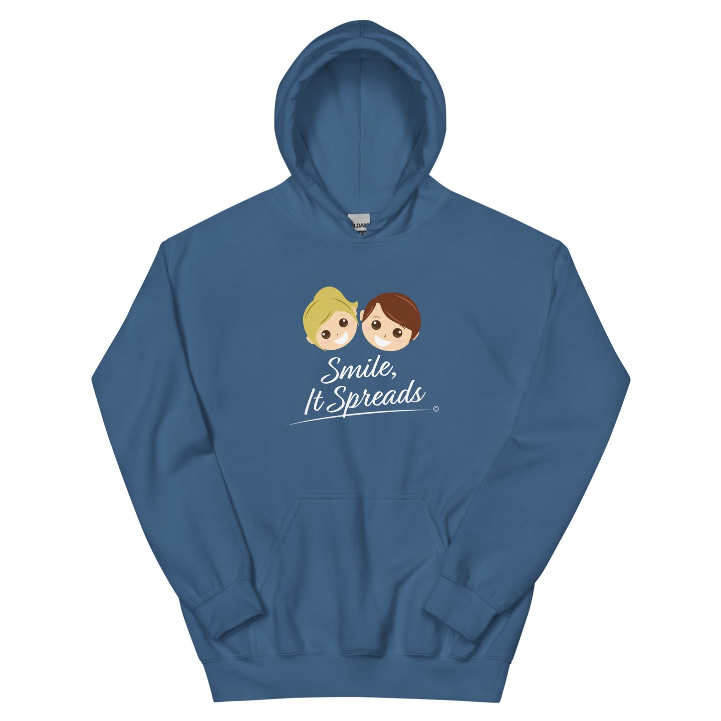 Smile, It Spreads Unisex Hoodies