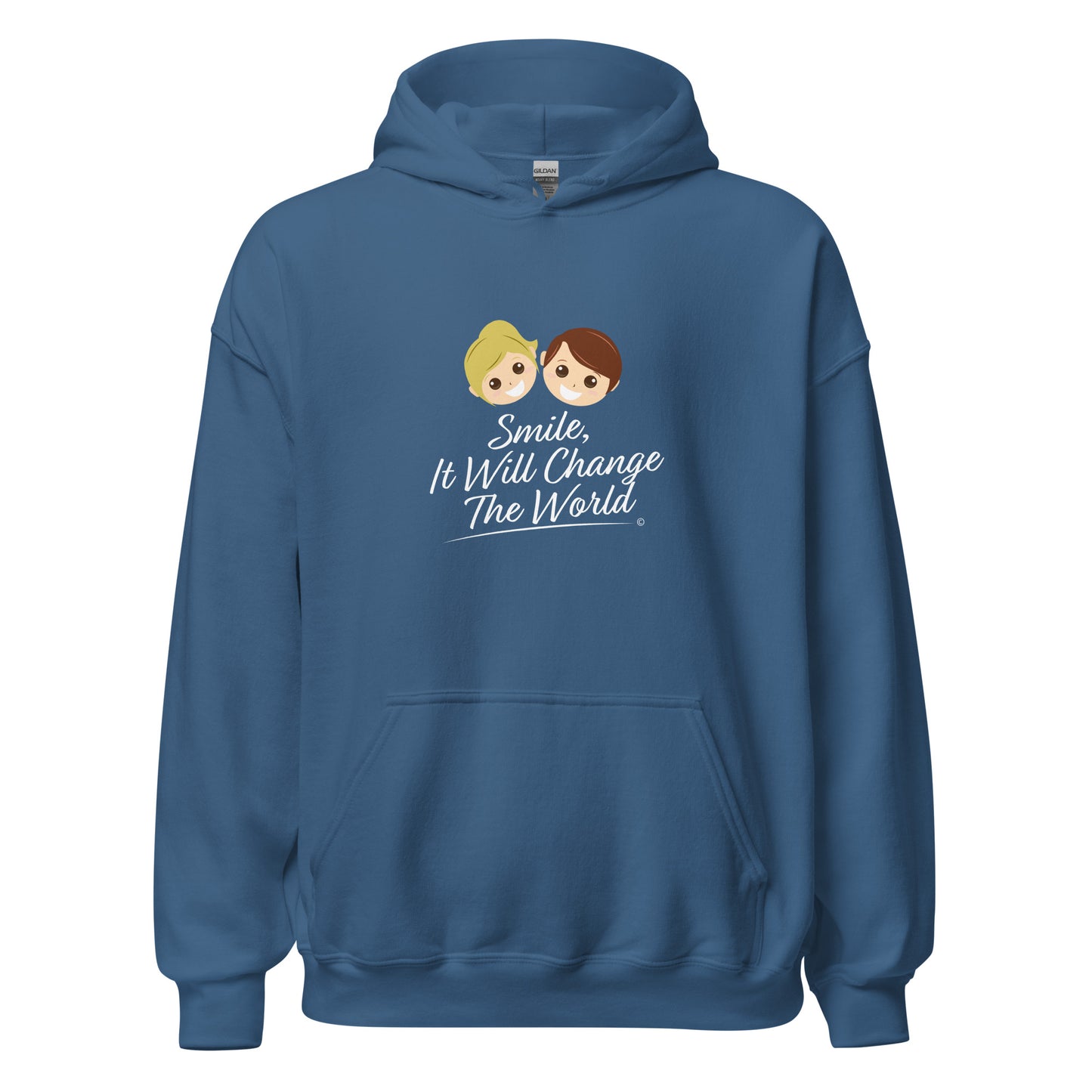 Smile, It Will Change The World Unisex Hoodies