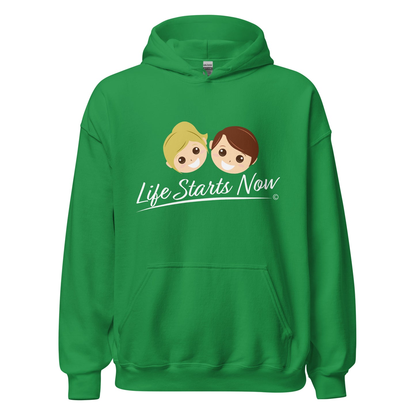 Unisex hoodies for outdoor activities- irish Green
