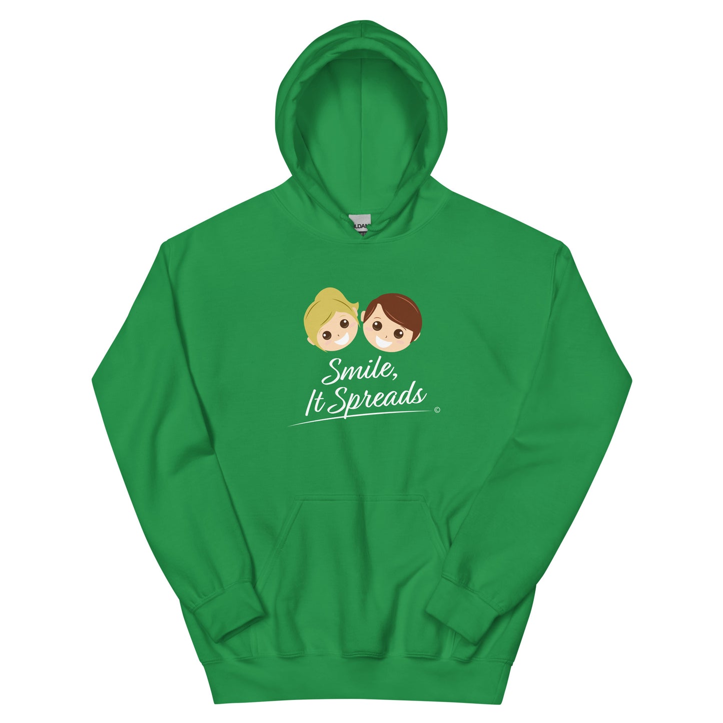 Smile, It Spreads Unisex Hoodies