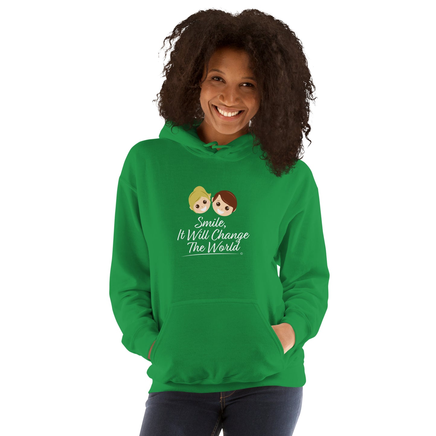 Smile, It Will Change The World Unisex Hoodies