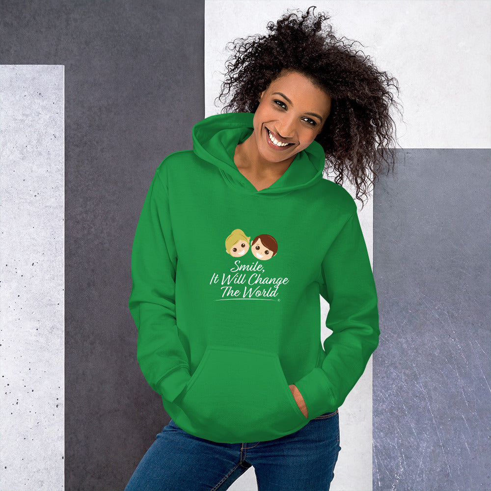 Smile, It Will Change The World Unisex Hoodies