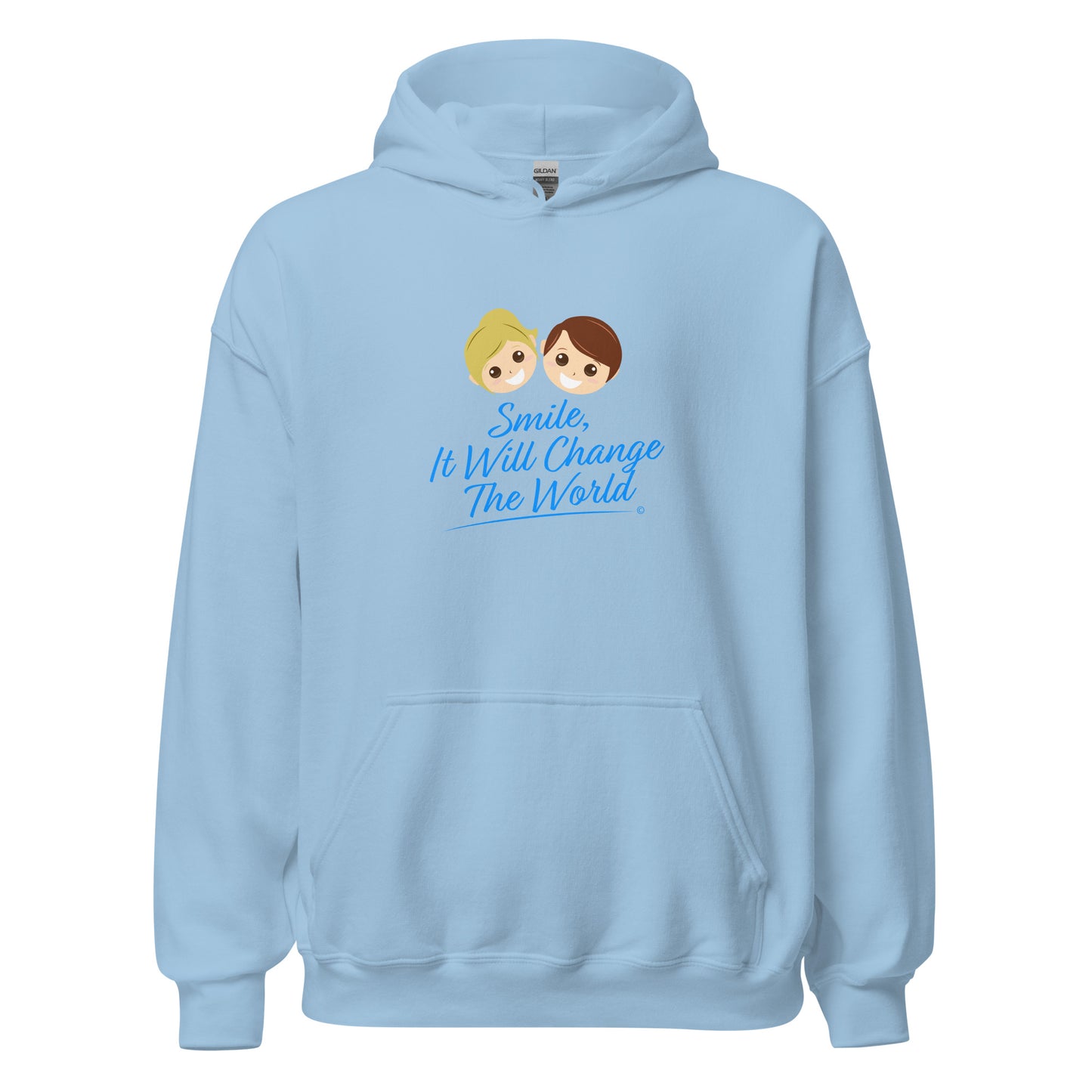 Smile, It Will Change The World Unisex Hoodies