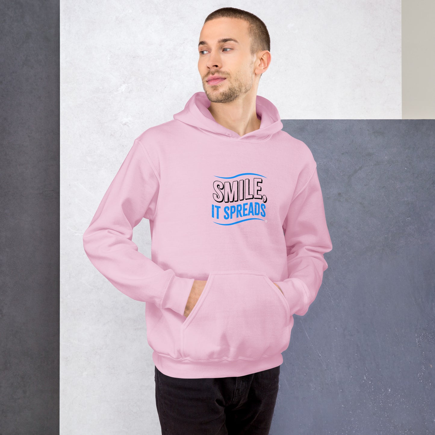 Smile, It Spreads Unisex Hoodies